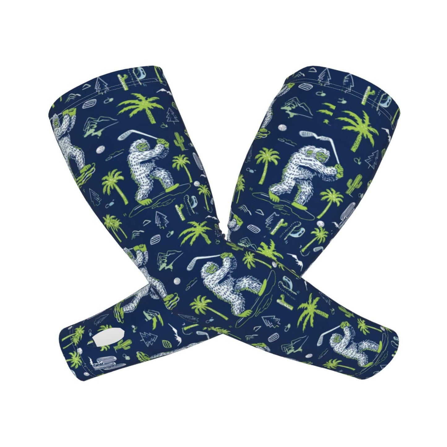 Guiteinyi Animal Cooling Arm Sleeves Hands Sun Protection Arm Sleeve Glove For Men And Women Sports Running Gardening