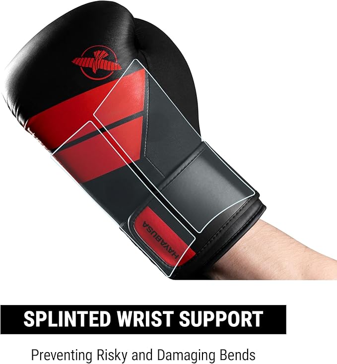 Hayabusa S4 PU Leather Boxing Gloves for Men, Women & Kids, 10oz, 12oz, 14oz, 16oz, Training, Sparring, Kickboxing, Fighting Sports, Taekwondo, MMA, Muay Thai & Arts