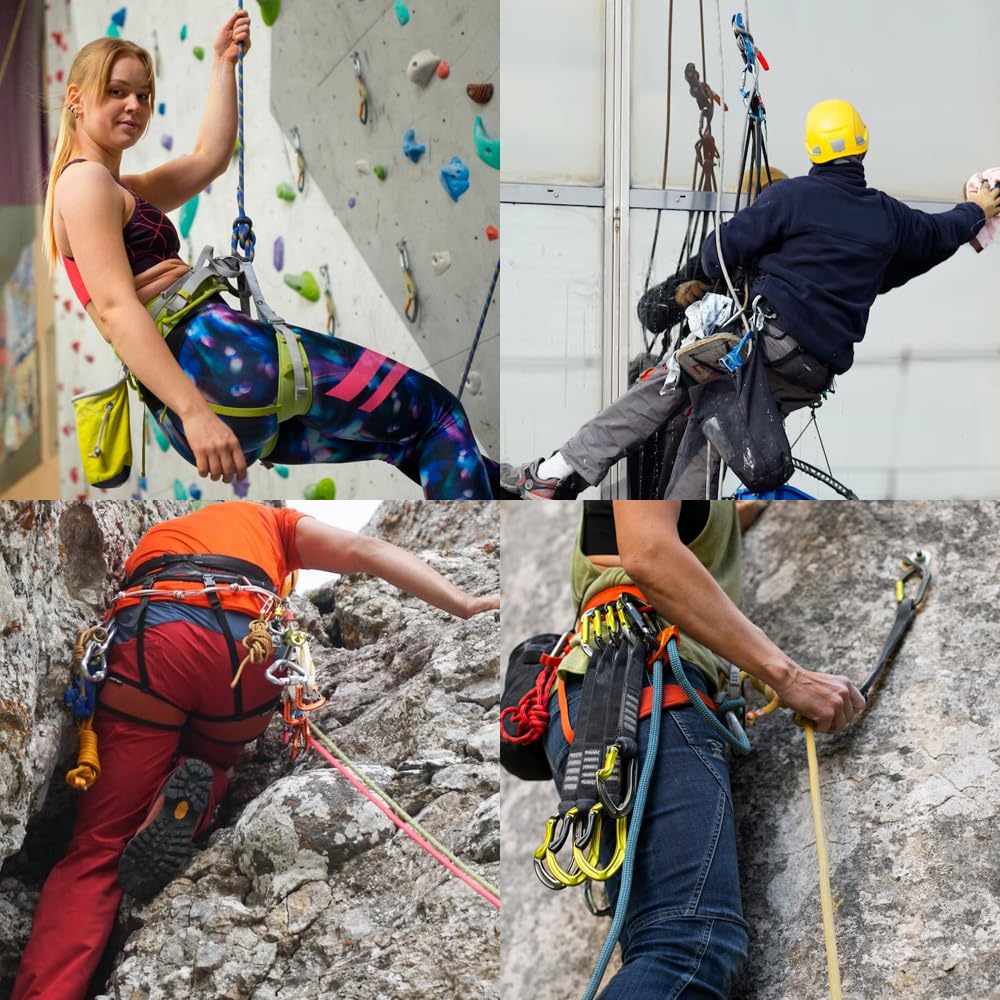 YERGOFE Climbing Holds Anchor Set - 1 PCS - Stainless Steel Bolt Hanger and Bolt Heavy Duty Climbing Holds Weight 2500KG for Indoor Outdoor Climb Train (1, 12MM)