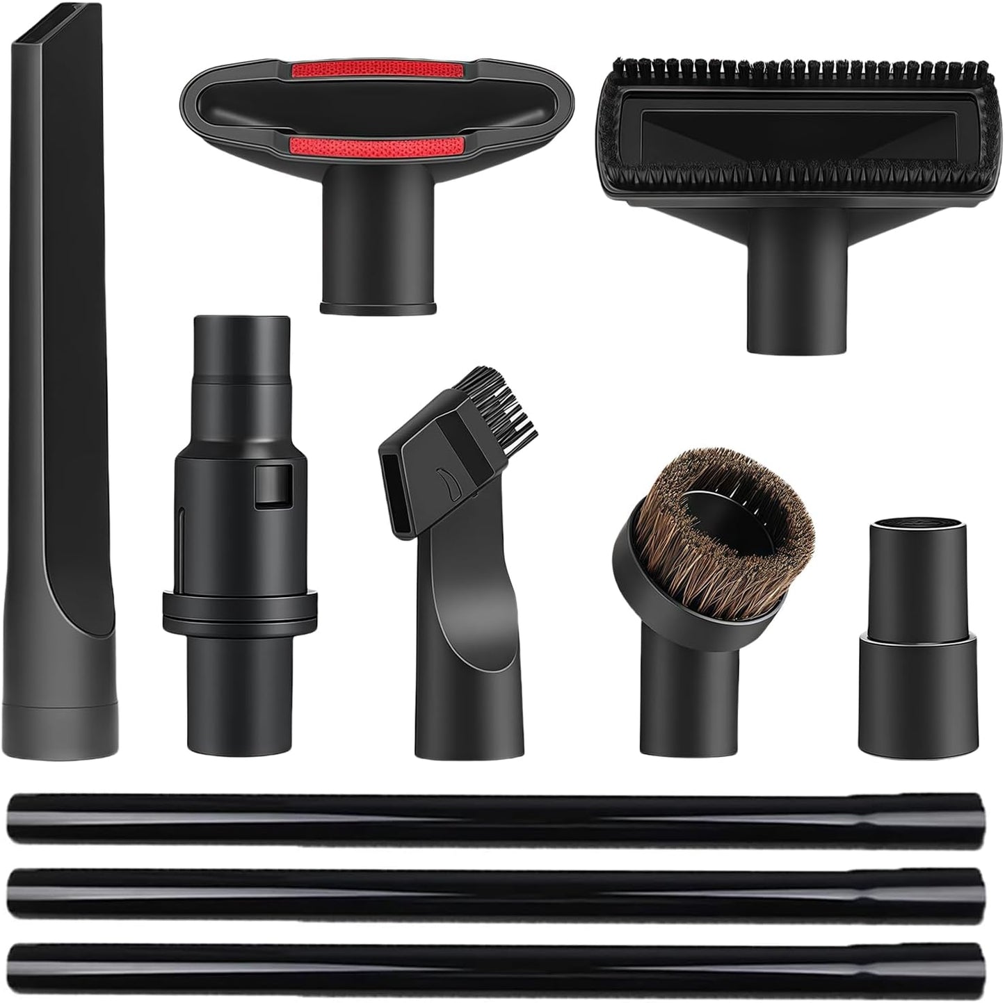 Shark Vacuum Attachments & Brushes Set - 10 Pcs for Navigator & Rotator Series | 1 1/4" (32mm) Accessories