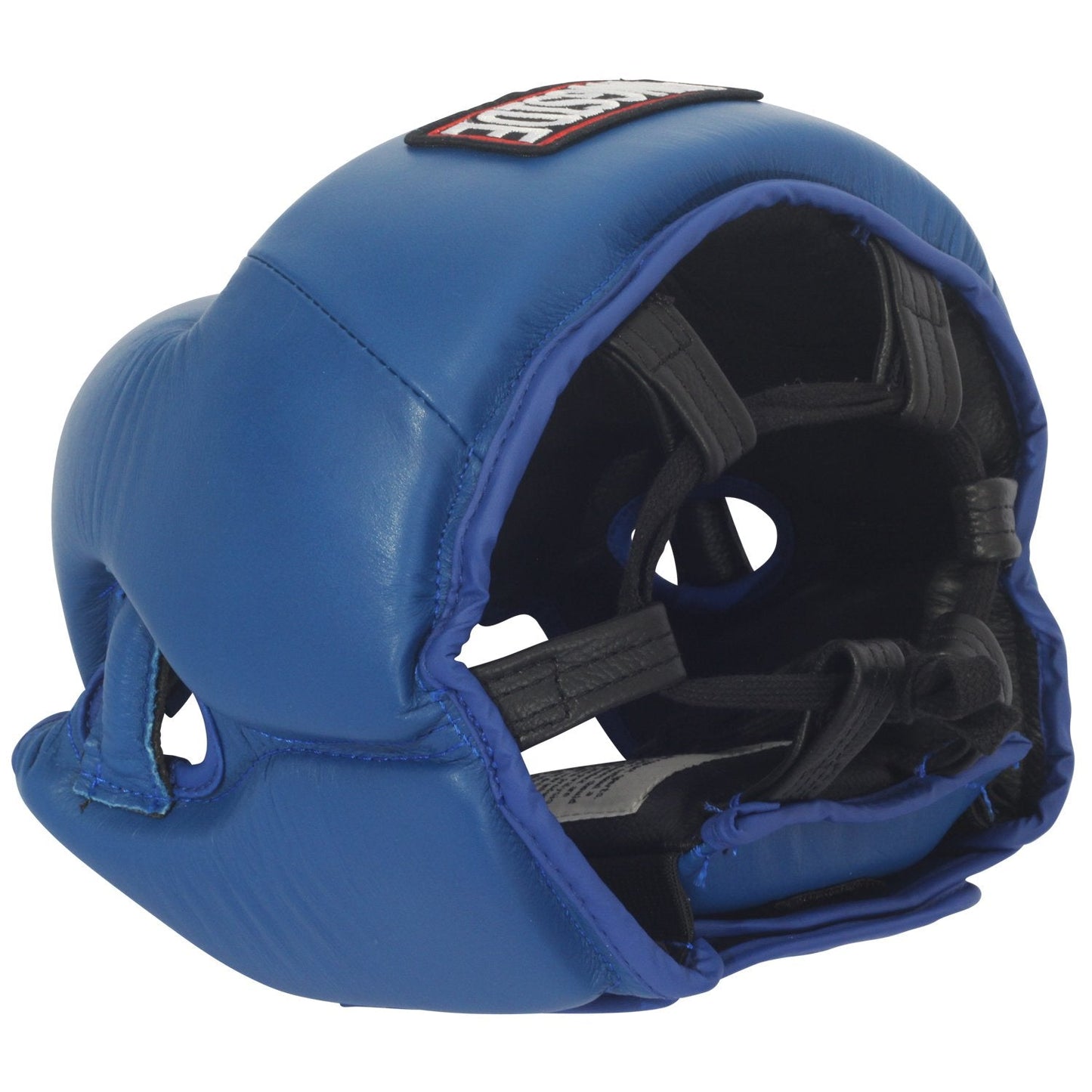 Ringside Competition-Like Boxing Headgear, Leather Sparring Headgear with Cheek Protection, Great for Boxing, MMA, Muay Thai, Kickboxing, and Training, Ideal for Men and Women, Red/White/Blue, Medium