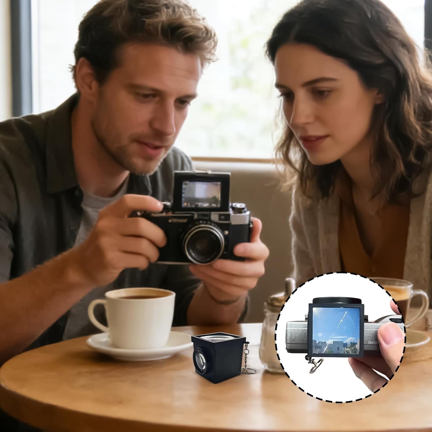 Generic 3D Printed Optical Camera Viewfinder - Bright External Waist Level Finder, Beginner Friendly Photography