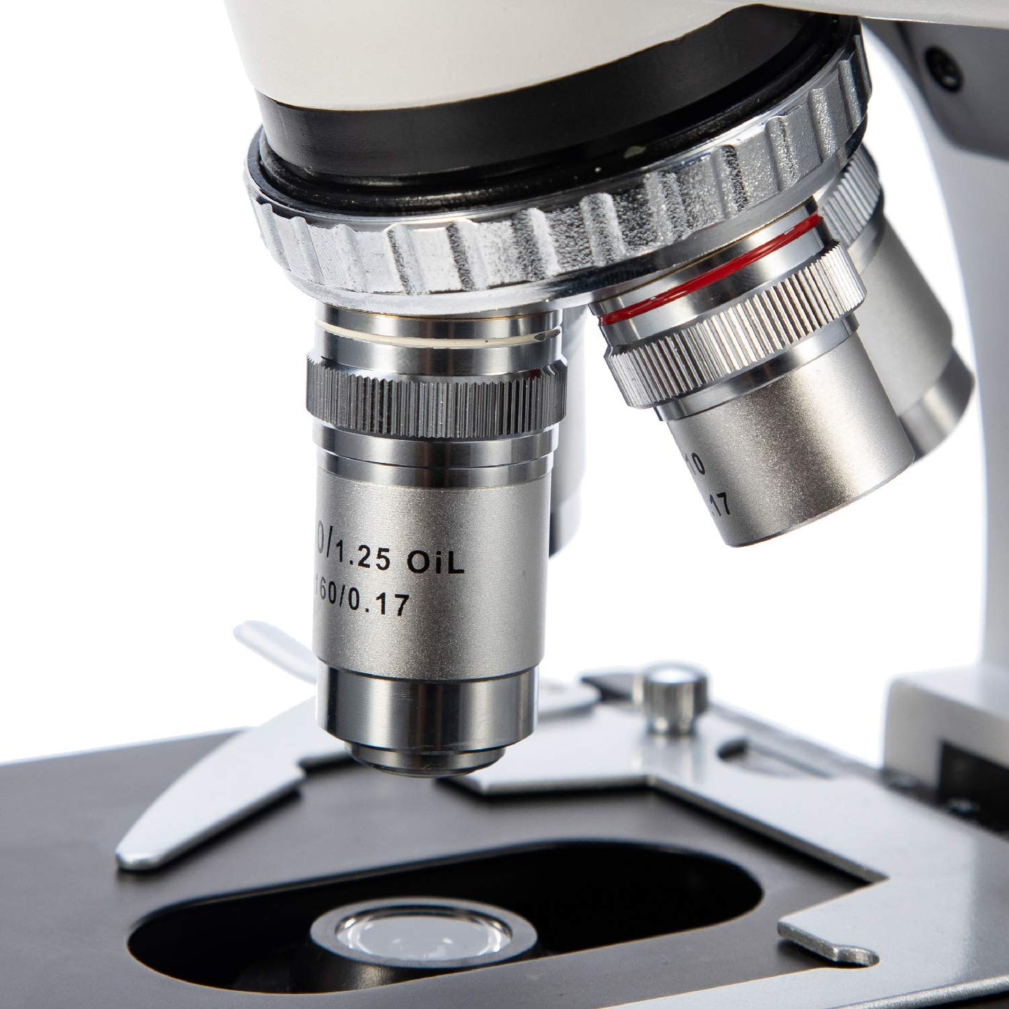 Swift Compound Trinocular Microscope SW350T,40X-2500X Magnification,Siedentopf Head,Two-Layer Mechanical Stage,with Swiftcam 5 Megapixel Camera and Software Windows/Mac/Linux and USB 3.0 Cable