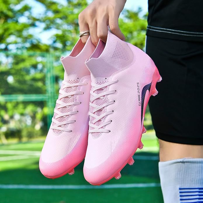 Mens Soccer Shoes Womens Indoor Outdoor Football Cleats Unisex Baseball Turf Shoe Youth Rugby Adult AG FG TF Football Boots Wide Training Sneaker