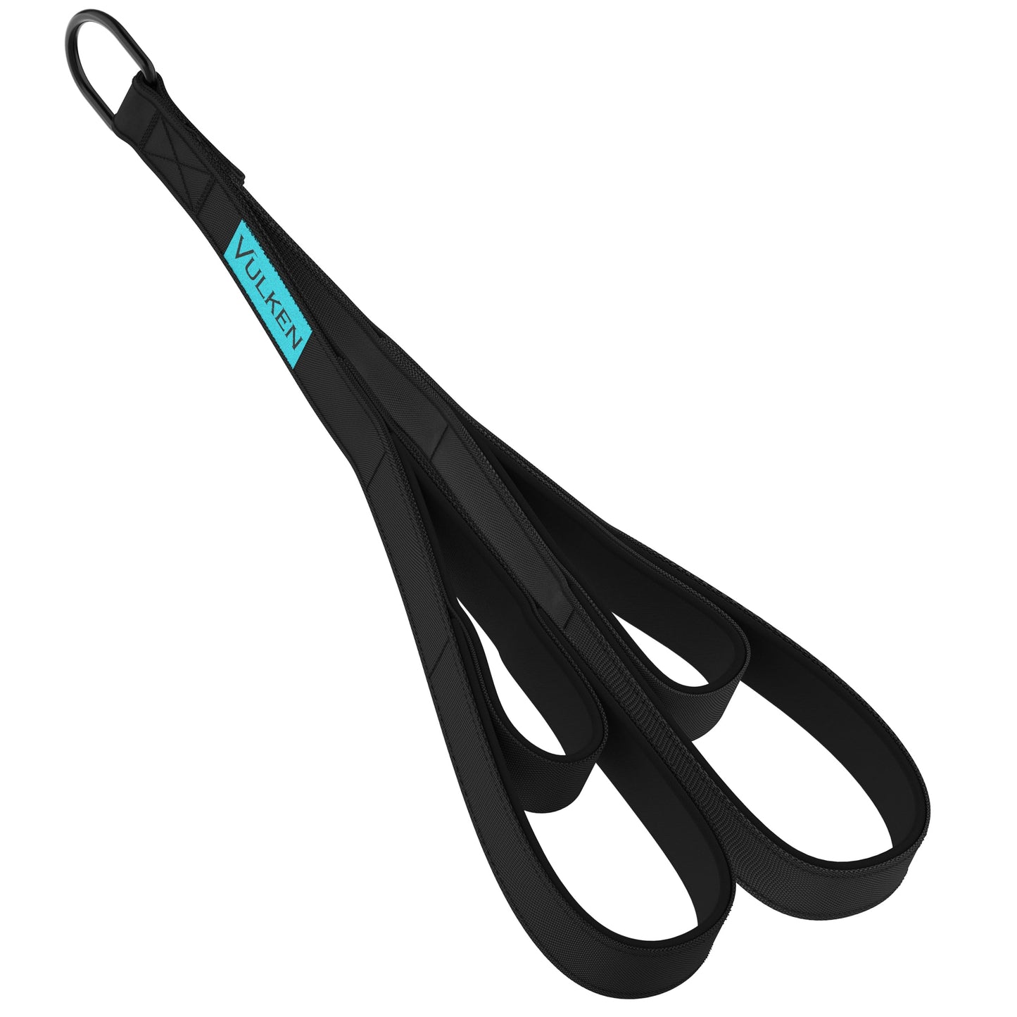 Vulken Tricep Rope Cable Attachment. 28.7 Inch & 22 Inch Two Lengths Built in One Pull Down Rope. Triceps Extension Straps Gym Equipment. Home Workout Handles for Resistance Bands.