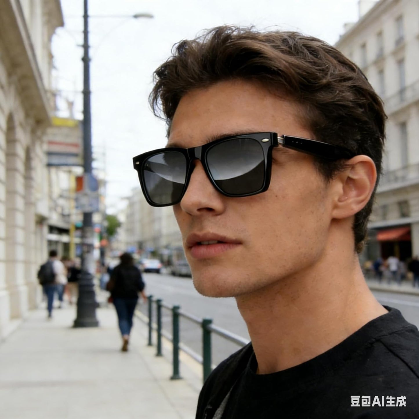 Blackview Smart Glasses, Polarized Bluetooth Sunglasses with Speaker, Voice Control, UV Protection, Anti Blue Light