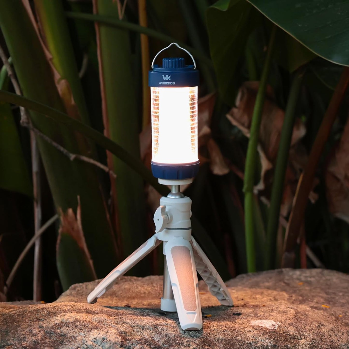 Wurkkos 360 1/4" CL01 LanternHD02 Mini Telescopic Tripod, Handheld Stand with Flexible Ball Head and Screw for Camping