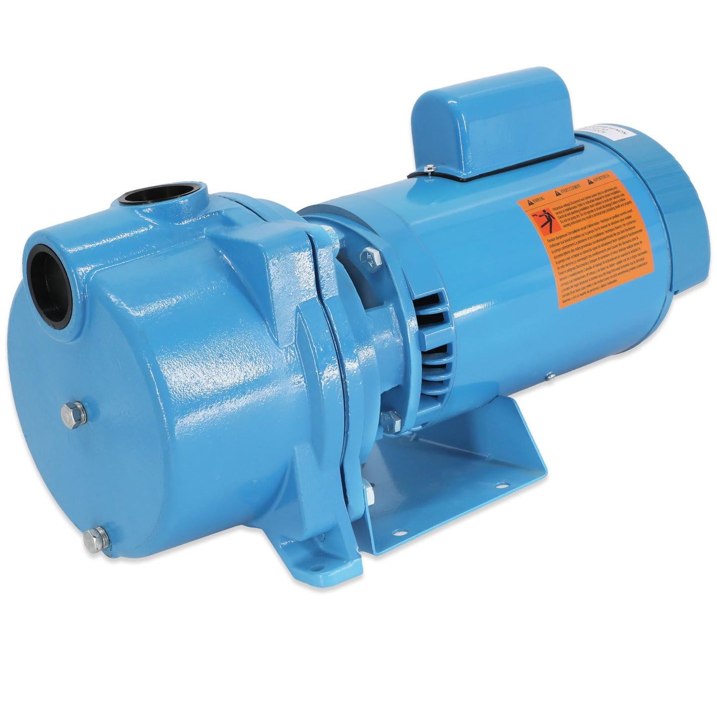 GT15 Self-Priming Centrifugal Pump, 1.5HP, Single Phase Cast Iron Water Pump for Agricultural & Landscape Irrigation