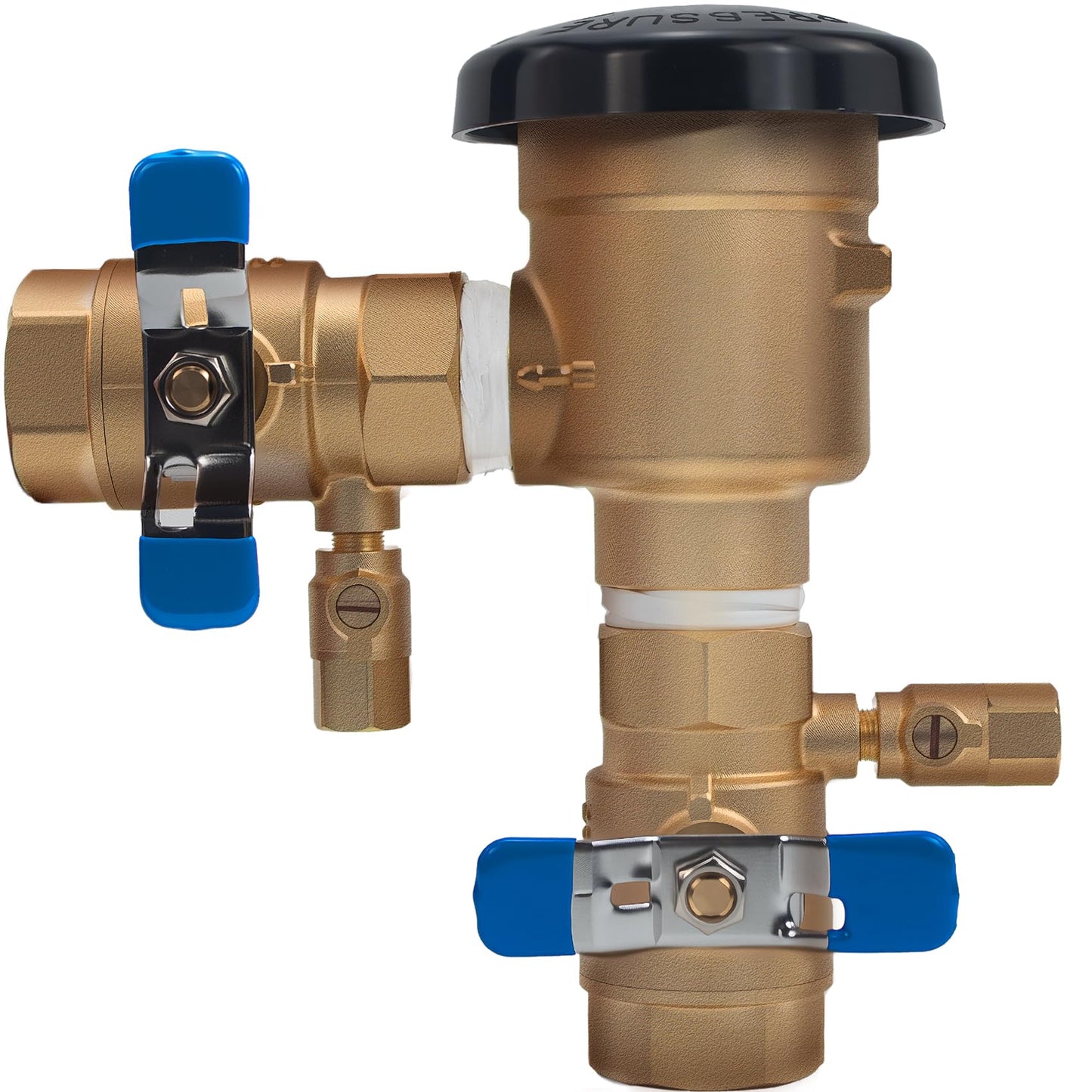 1" 720A Pressure Vacuum Breaker for Zurn Wilkins, Thickened Brass Backflow Preventer Valve, Irrigation Backflow Preventer for Non-Potable Irrigation & Industrial Water Systems, MAX 400PS