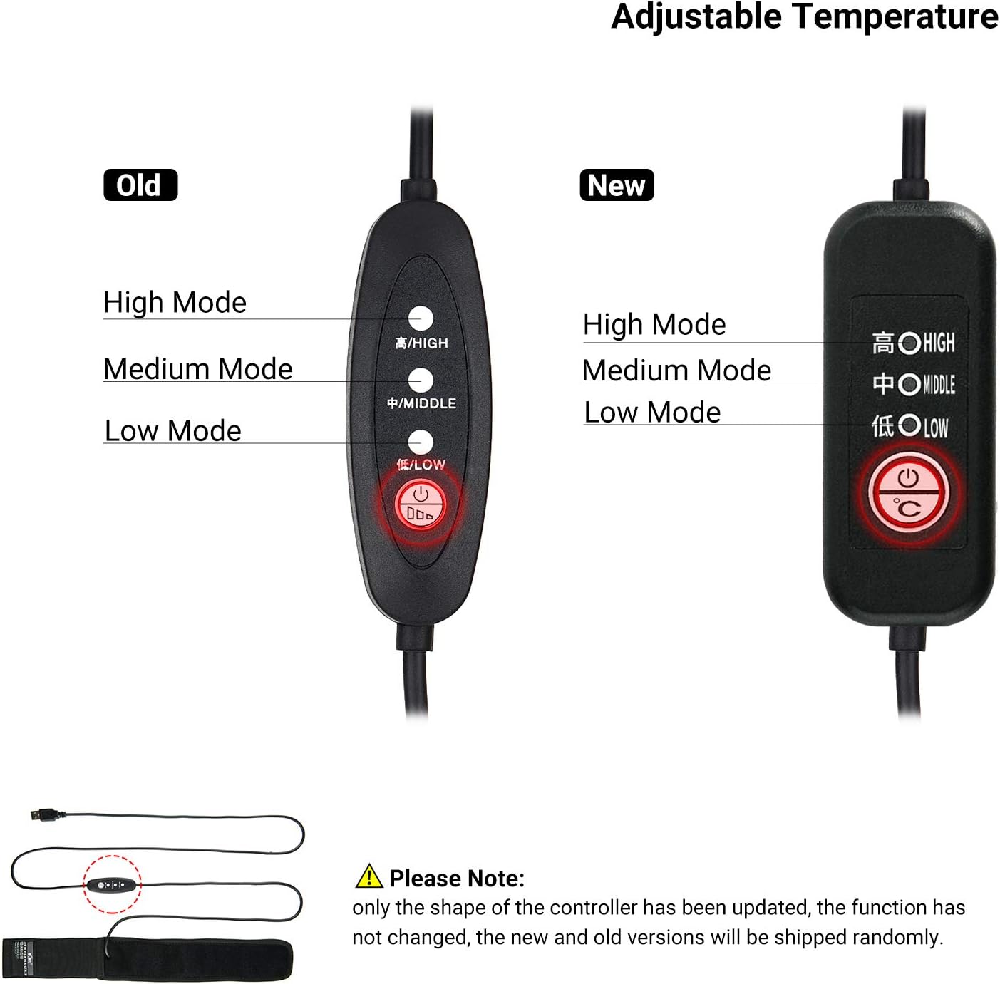 KIWIFOTOS 3.15 inch (80mm) USB Lens Warmer, Lens Dew Heater Strip with Temperature Regulator, Condensation Prevention
