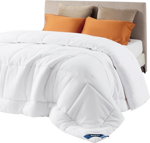 Bedsure Black/Grey Comforter - Luxurious Softness & Warmth | Free Comforter Offer