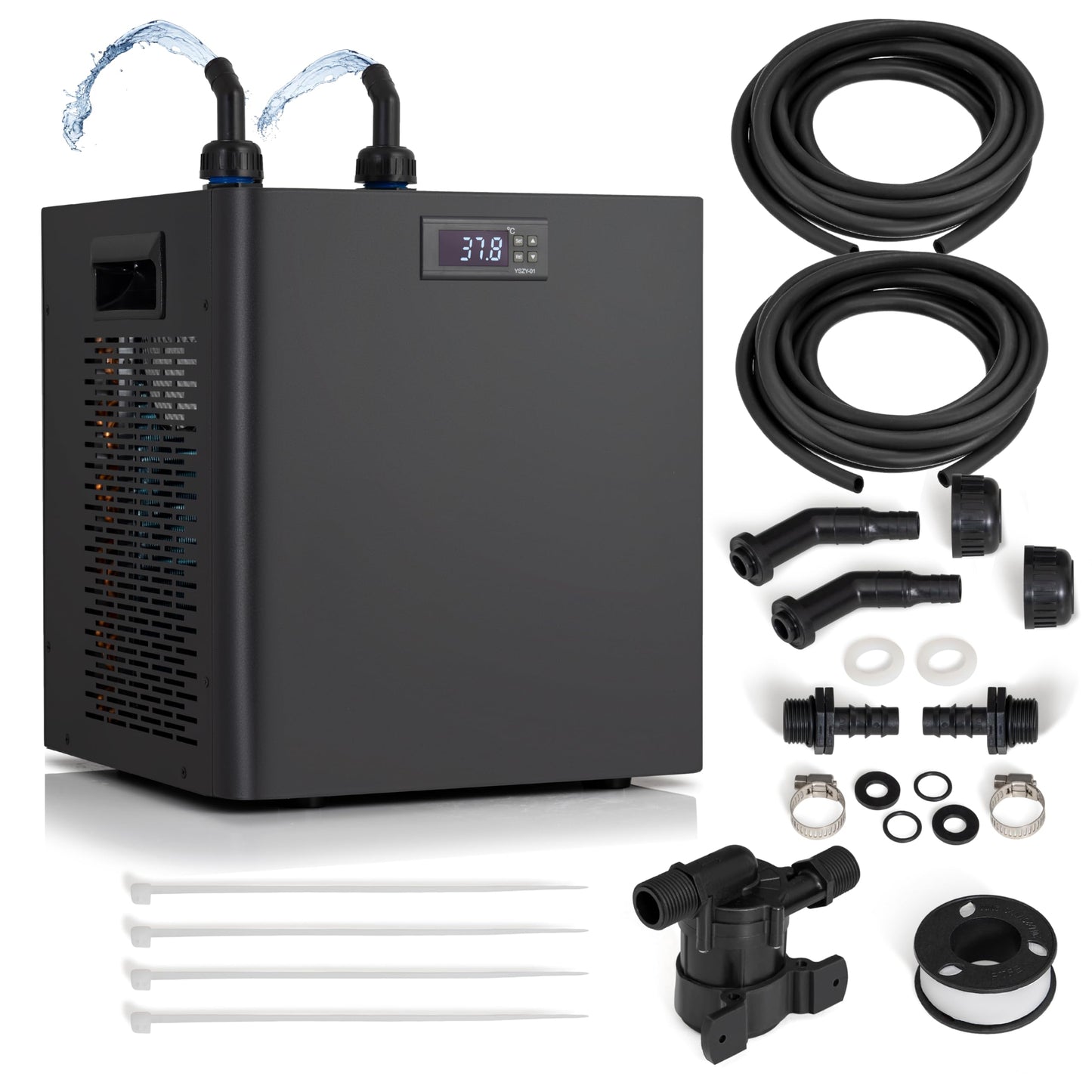 Polar Revive Chiller 2.0 for Ice Bath and Cold Plunges including all hoses and pumps. 1/3 HP, 2/3 HP, 1 HP Models (1/3 HP)