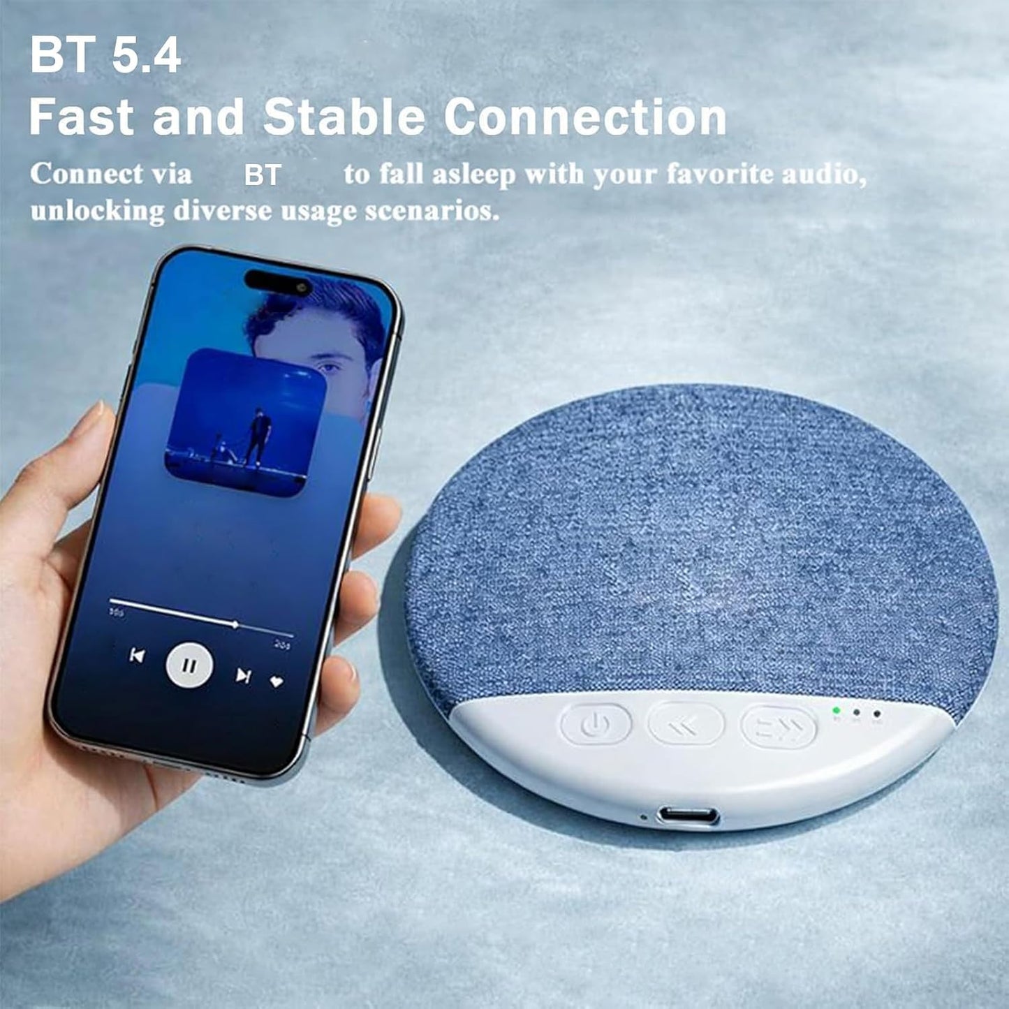 Generic 2026 New Under Pillow Speaker - Bluetooths Pillow Speaker for Sleeping, Mini Bone Conduction Bluetooths