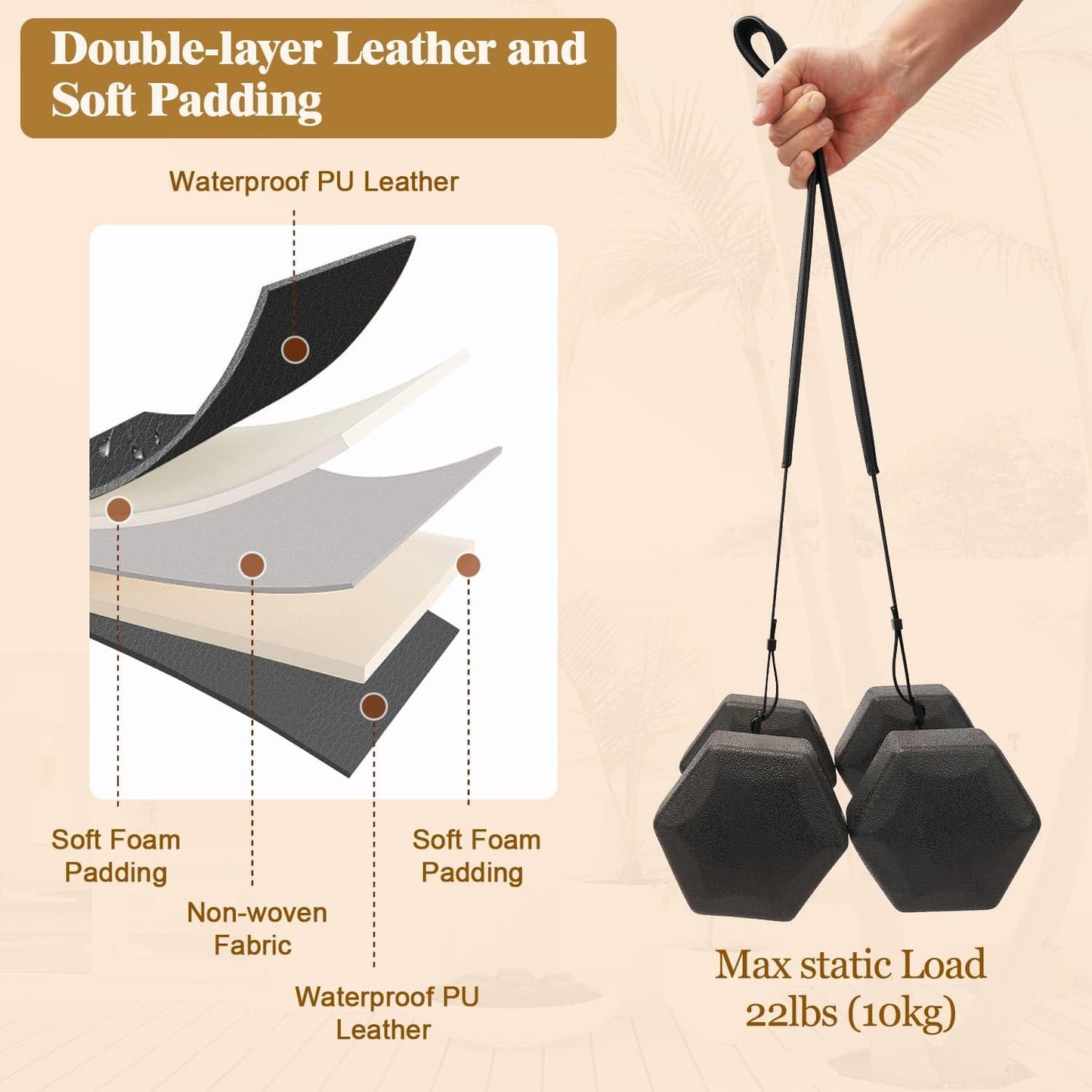 1.8-Inch Stylish PU Leather Camera Strap for Canon, Nikon & Sony