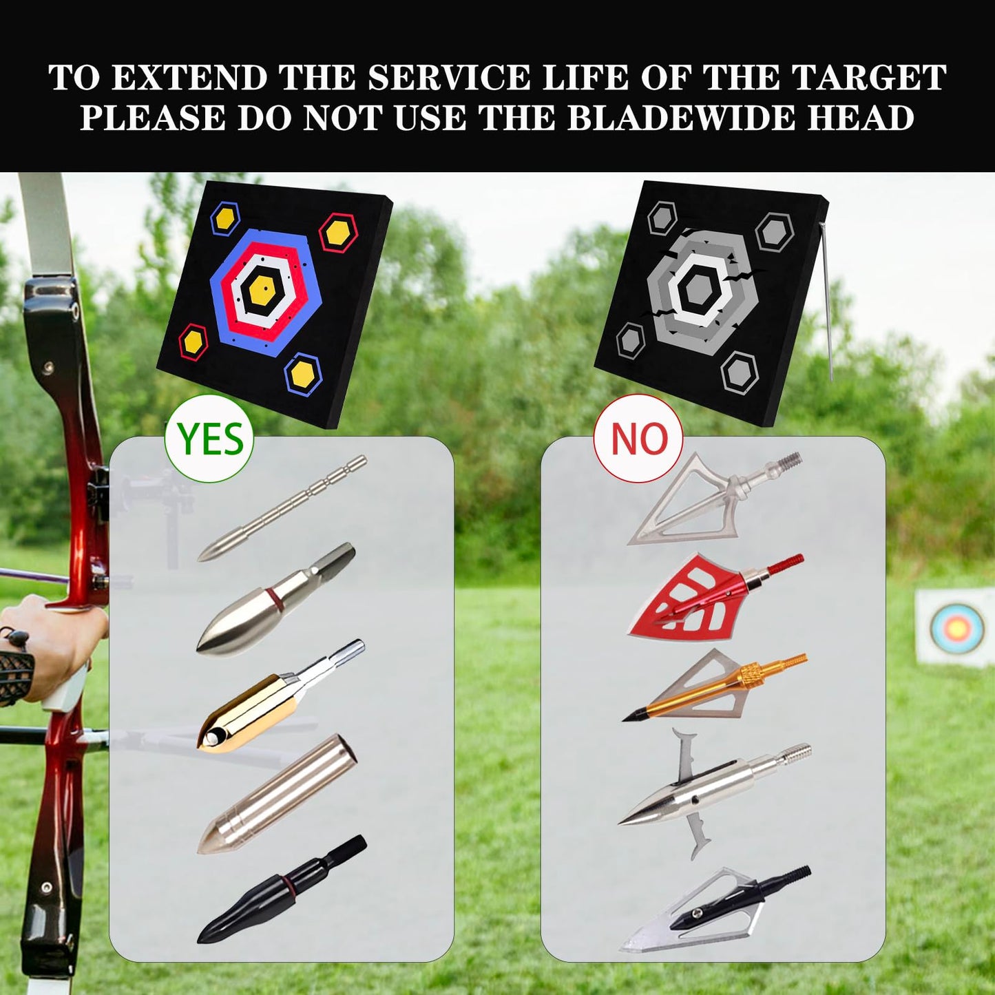 LWANO 20'' Archery Targets High-Density EVA Foam Bow Targets for Recurve & Compound Bow Backyard Outdoor Practice Bow & Arrow Training Shooting