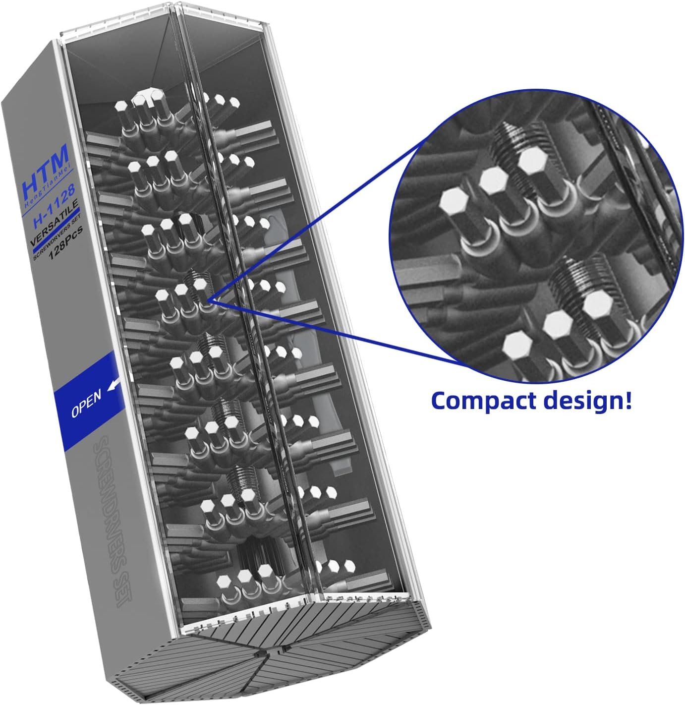 142 1 Set (H1128) HengTianMei in Precision Screwdriver Professional Magnetic Repair Tool Kit for Computer, Laptop