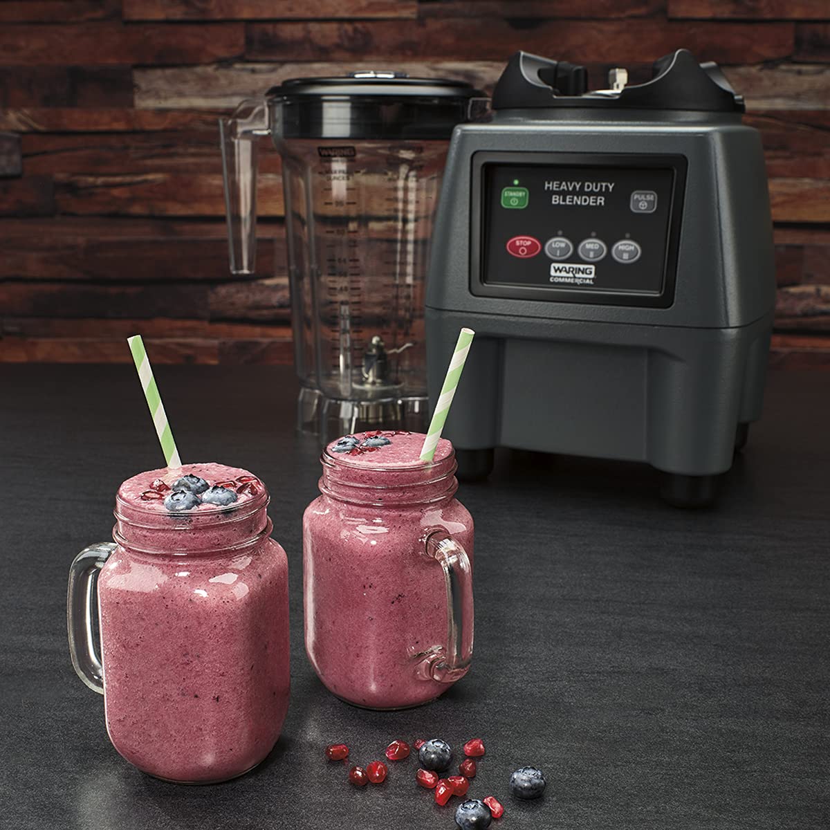 Waring Commercial 3.75 HP, 1 Gallon, Blender Base ONLY, Electronic Touchpad Controls