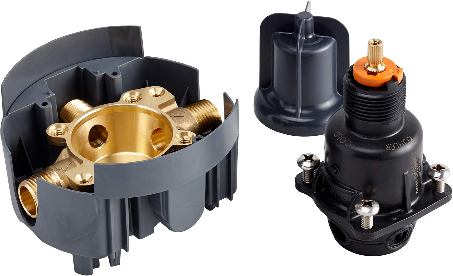 KOHLER 8304-K-NA Rite-Temp Pressure-Balancing Valve Body and Cartridge Kit, Shower Valve System, 5.0 GPM, Simple Installation & Maintenance