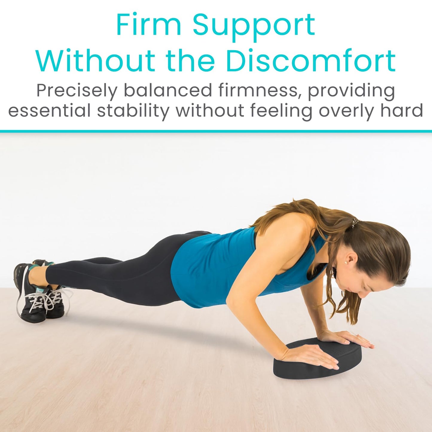 Vive Balance Pad - Physical Therapy Foam Stability Trainer - Non-Slip Wobble Cushion for Exercise, Rehabilitation, Workouts, Yoga, Core Strength, Pilates - Device for Women, Men & Kids