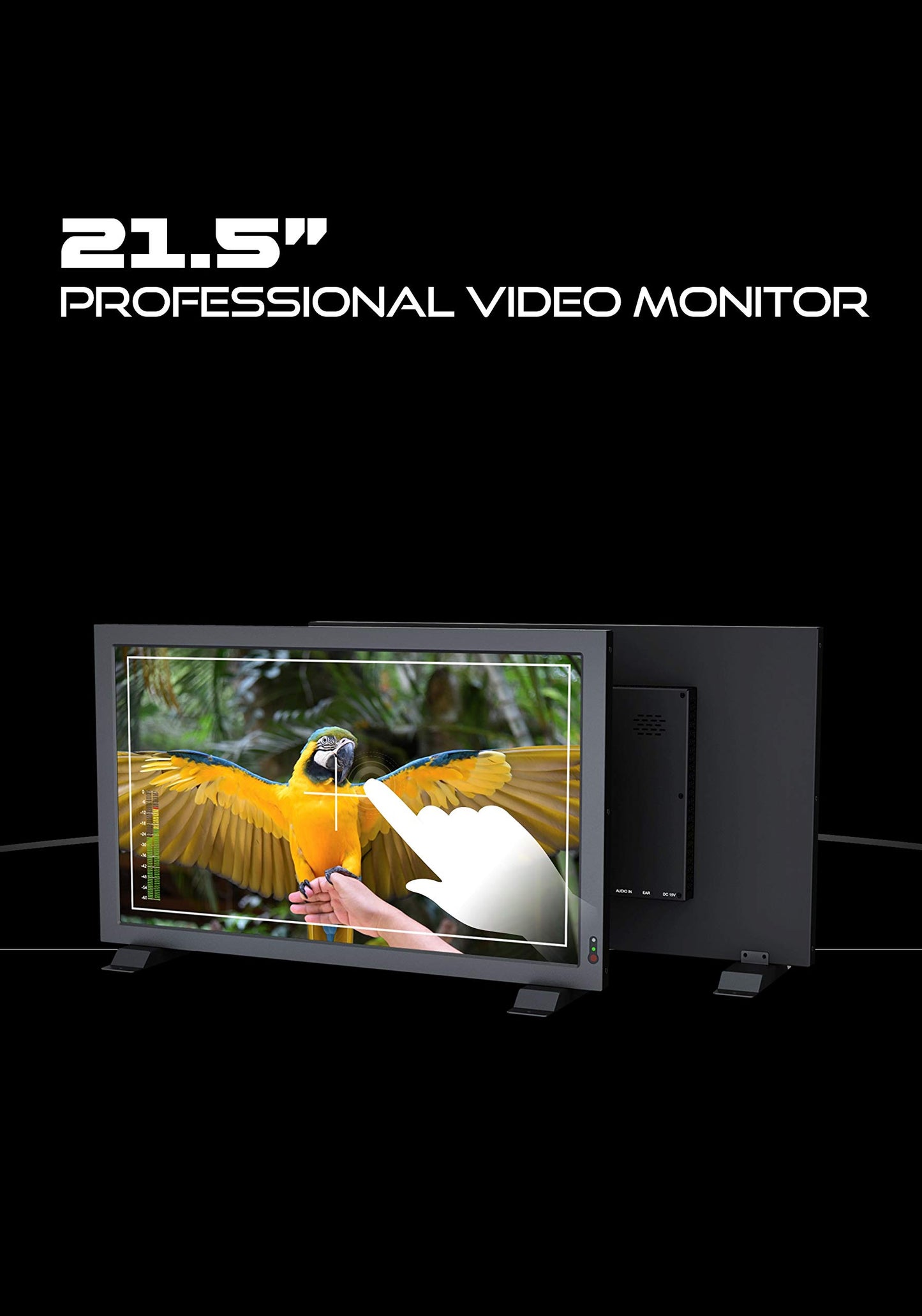 LILLIPUT 21.5 inch PVM210S SDI HDMI Public View Professional Video Monitor for Cameras Audio Video System High Brightness 1000nits VGA BNC Video HDR Monitor