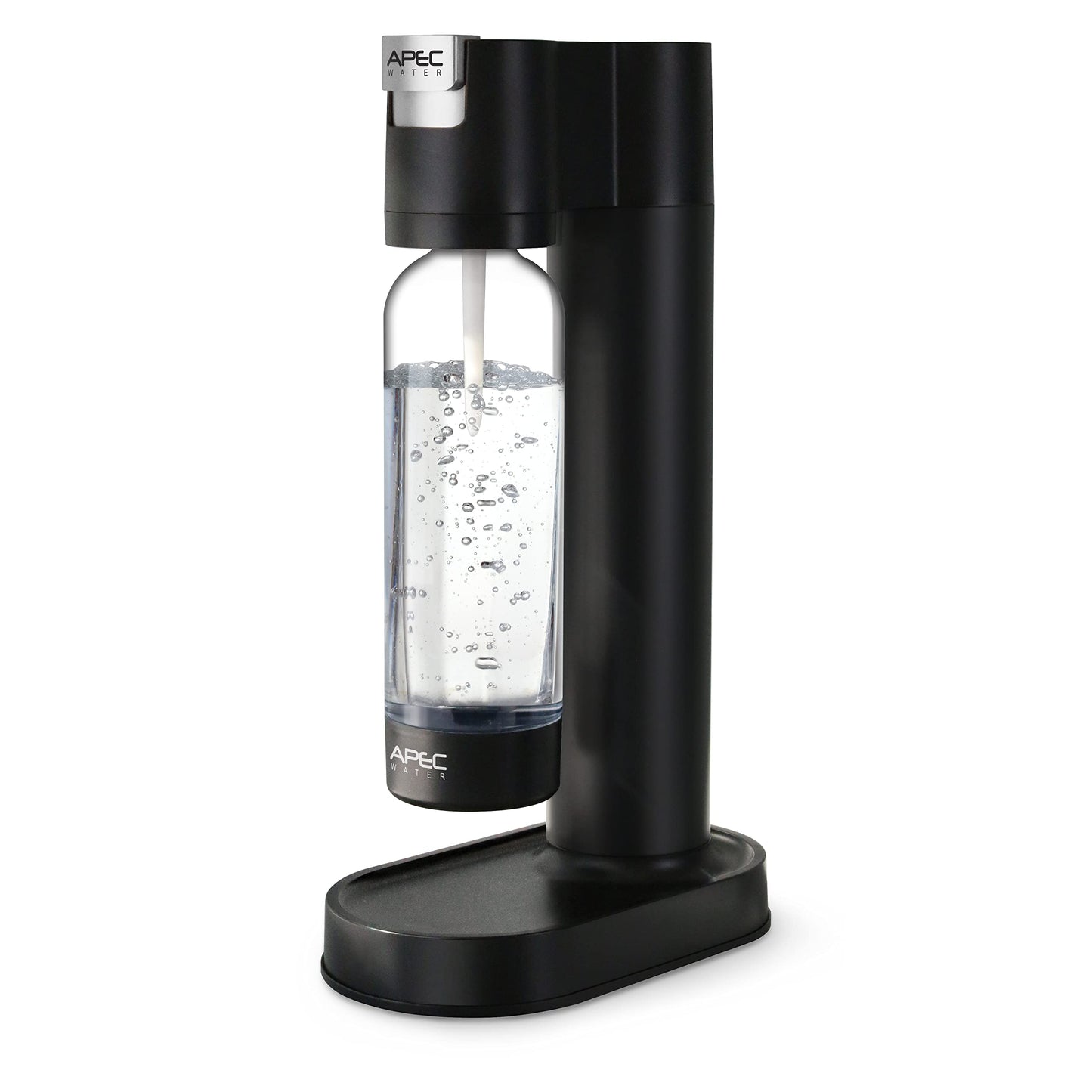 APEC WATER Sparkle Home Soda Maker - Quickly Carbonates Water to Make Any Drink Fizz Into Bubbly Soda/Water, Premium 0.8L PET Bottle (CO2 Cylinder NOT Included)
