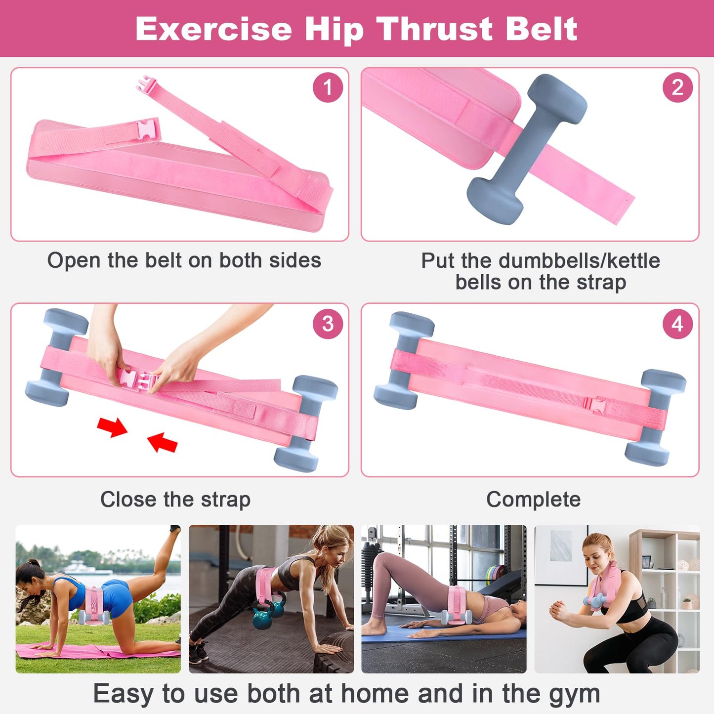 Dilobio Pilates Kit, Home Pilates Essentials Kit for Women, Pilates Equipment Ring and Ball Set with 5 Resistance Bands, Hip Thrust Belt & Grip Socks Accessories, Toning Home Workouts Starter Set