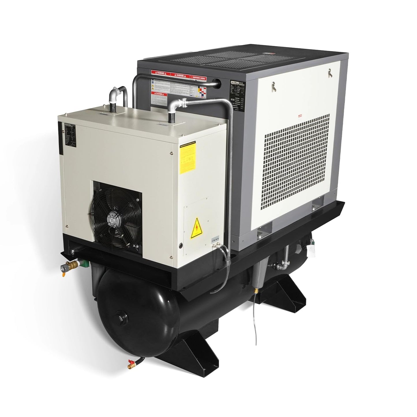MechMaxx 20HP Combined Rotary Screw Air Compressor with Dryer & 105-Gal ASME Tank | 78 CFM, 116 PSI, 230V 3-Phase – Industrial Grade,Model ML2023