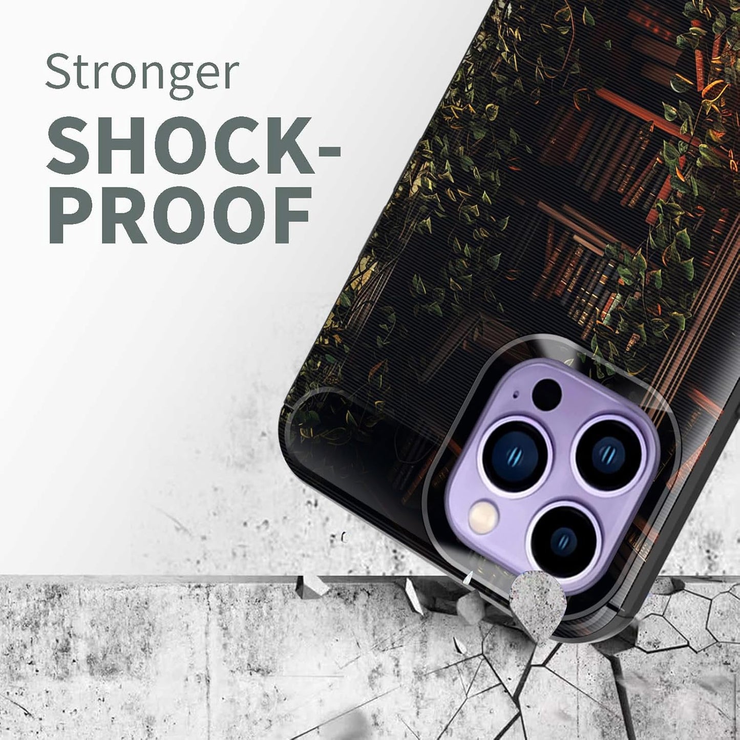 CICPLKSE 14 14 6.7" 2022,Bookshelf for iPhone Pro Max Case,Shock-Absorption Flexible Brushed TPU Bumper Cove Soft