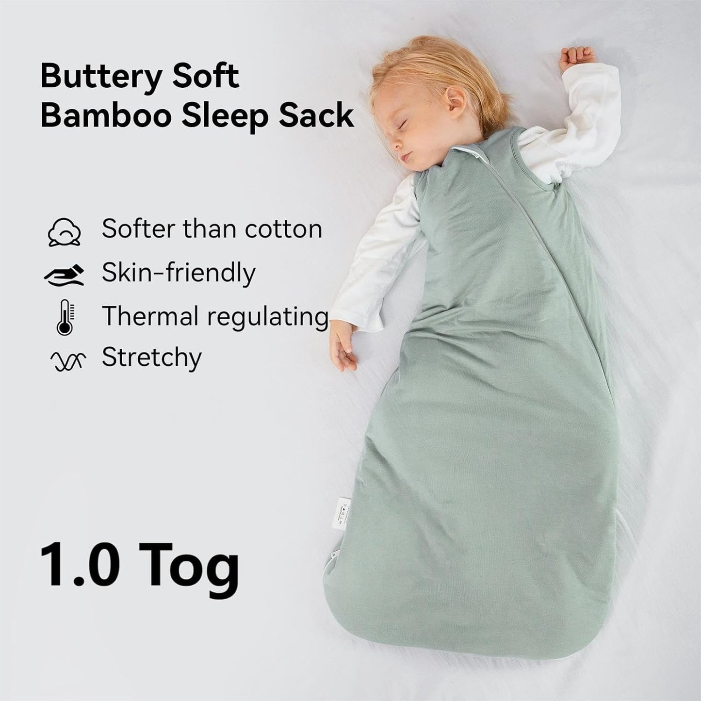 Okayinn BubblePanda Sleep Sack & Baby Onesie Set | Ideal for 6-12 Months Infants