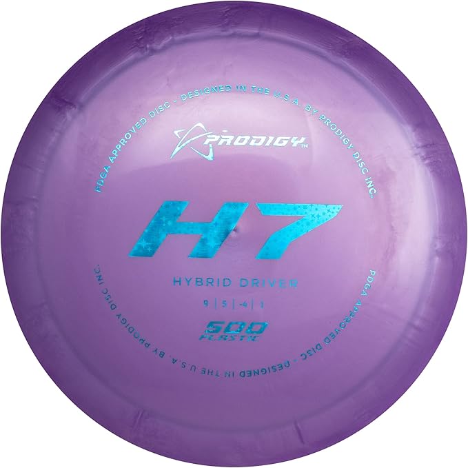 Prodigy Disc 500 H7 Fairway Driver | Understable Disc Golf Driver | Durable Plastic, Perfect for Beginners | Easy-to-Control Frisbee Golf Disc | Fairway Disc Golf Disc (170-176g) | Colors May Vary
