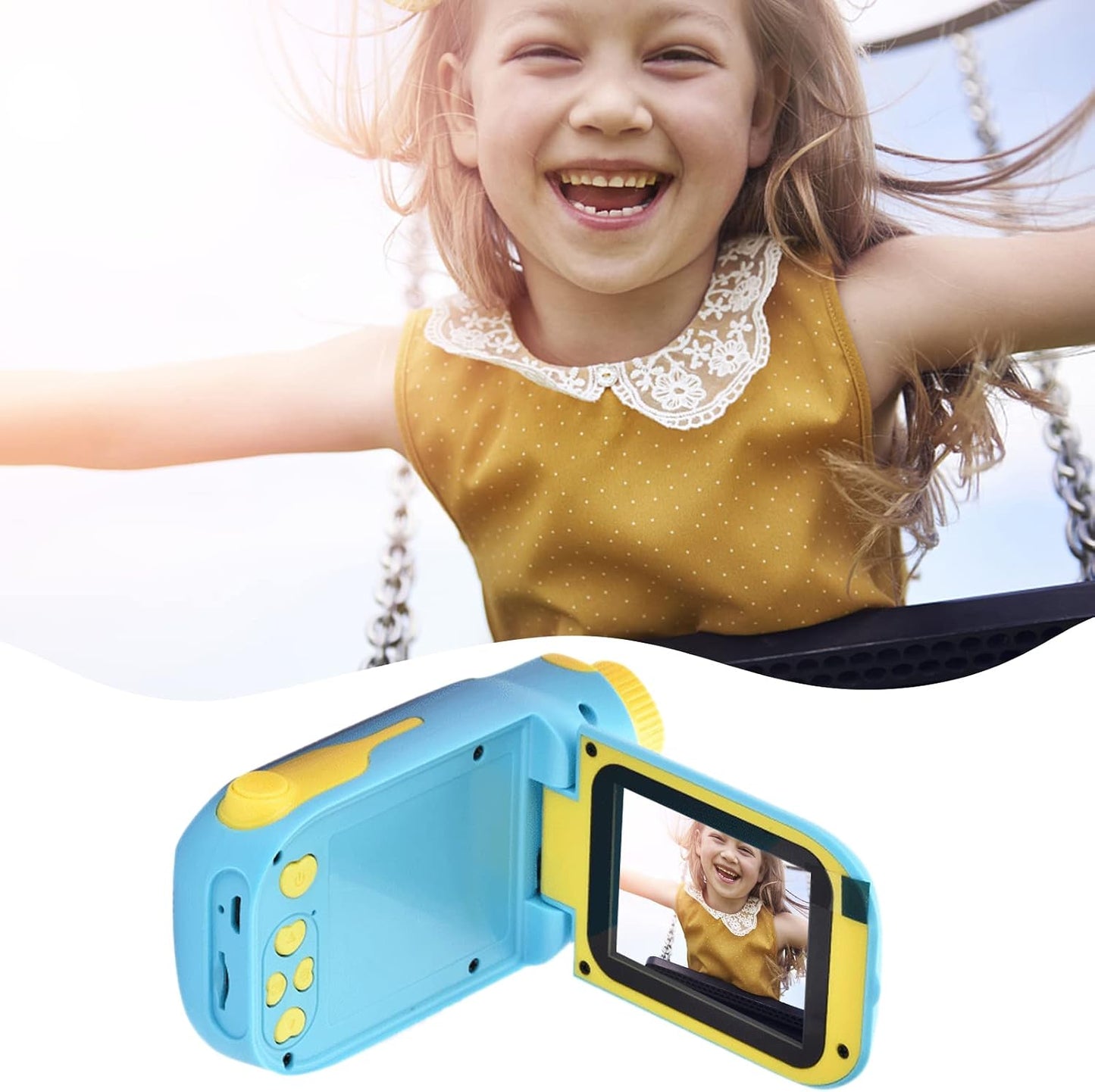 Andoer 1080P 20 2.4 Inch mega Pixels High Resolution Kids Video Camcorder Portable Mini Digital Camera with Large