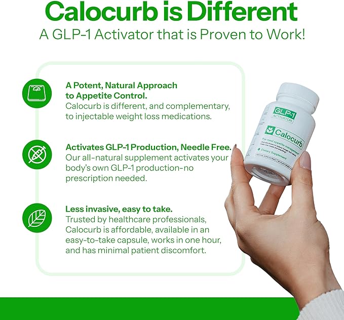 Calorie Control Supplement 6X Natural GLP-1 Activator, Official & Patented Amarasate Formula, Plant Based GLP1 Supplement, Manages Appetite, Hunger & Cravings, 1 Month Average Supply, 180 Count