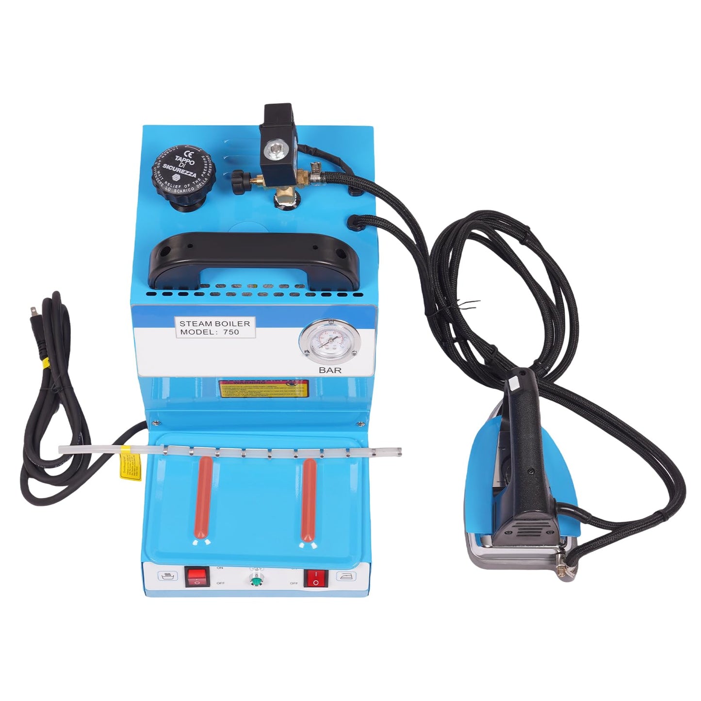 TrueyEssence Commercial Electric Steam Iron, Professional Steam Station for Clothes Countertop Electric Iron Boiler for Hotel Dry Cleaner Tailors Fabric Factories