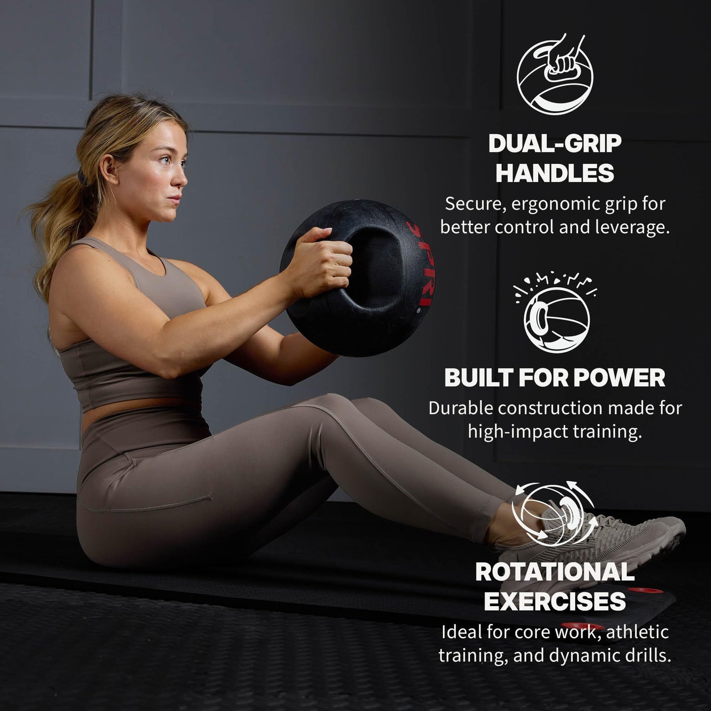SPRI Medicine Ball with Handles