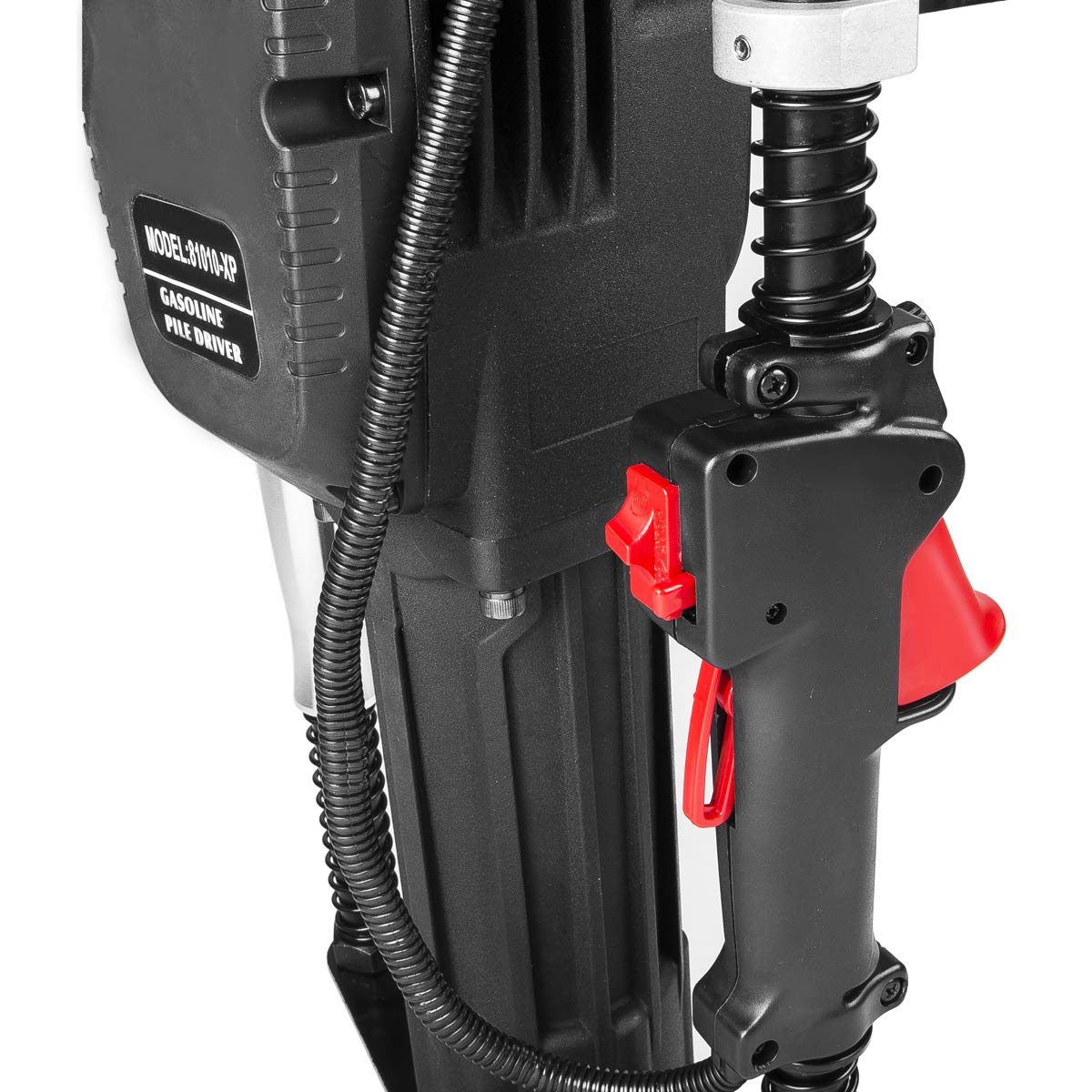 XtremepowerUS 38cc Gas-Powered T Post Driver Fence Post Driver Gasoline Piling 4-Stroke EPA Certificated w/Rolling Case
