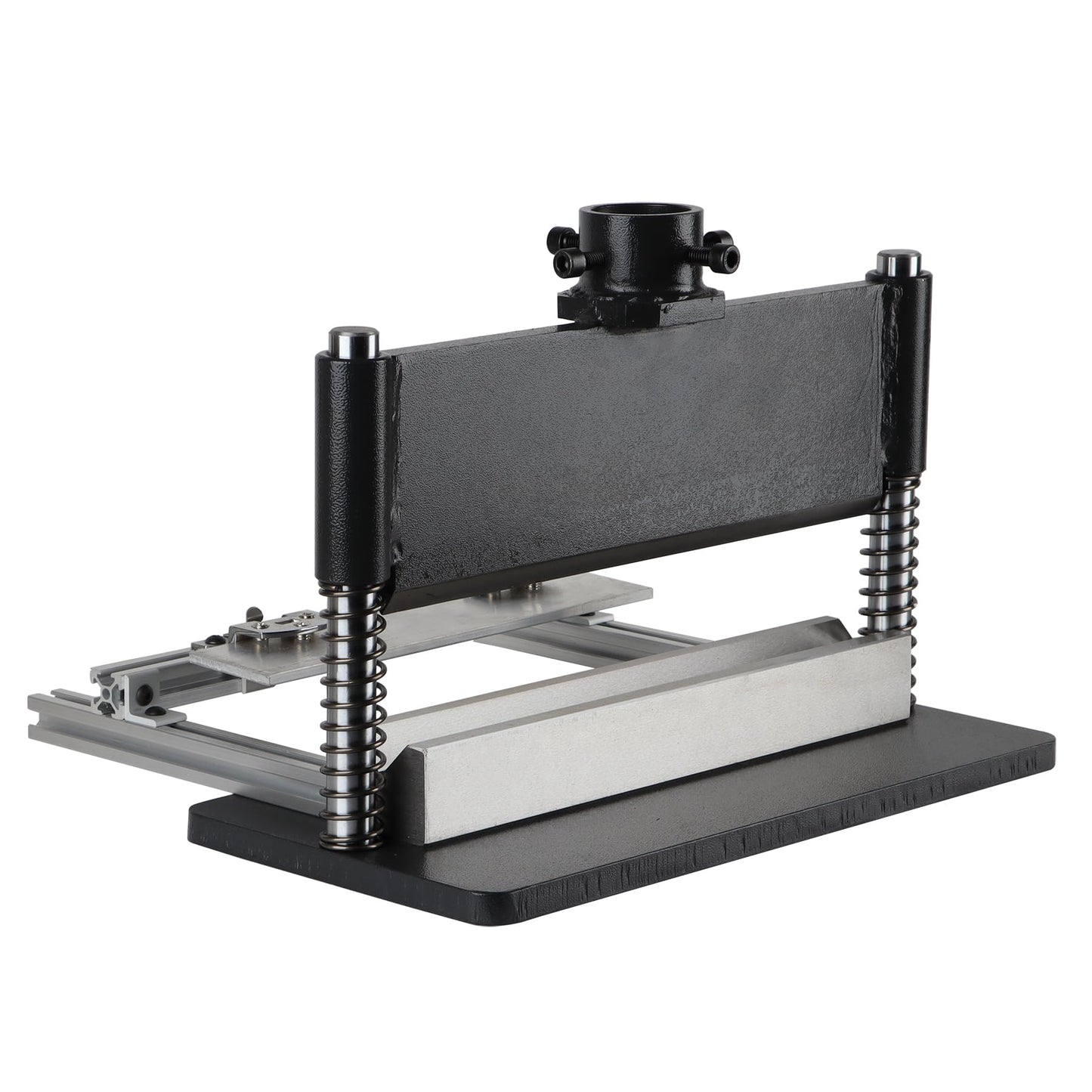 Press Brake Attachment for 12-20 Ton Hydraulic, with Adjustable Back Gauge for Accurate Bends, Volume Runs, Flat Steel Max Bending Length: 12",Thickness 3/16"