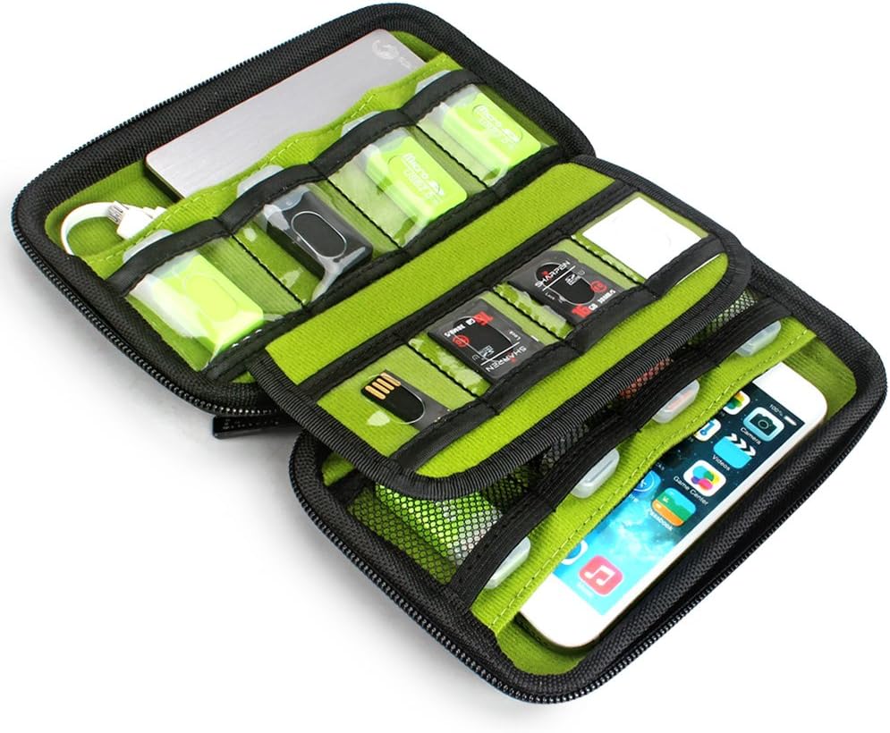 Aprince Digital Gadget Case Waterproof Memory Card Case, Designed for External Hard Drive,USB Flash Drives,Power Banks
