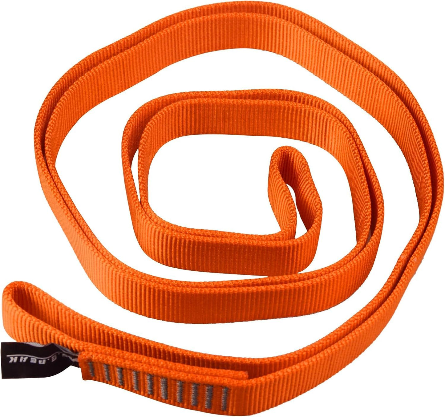 SEPEAK 25mm Nylon Tubular Webbing 1-Inch, 29kN/6520lbs, UIAA Certified Webbing Straps for Rappelling,Climbing,1pc,48inch,Orange