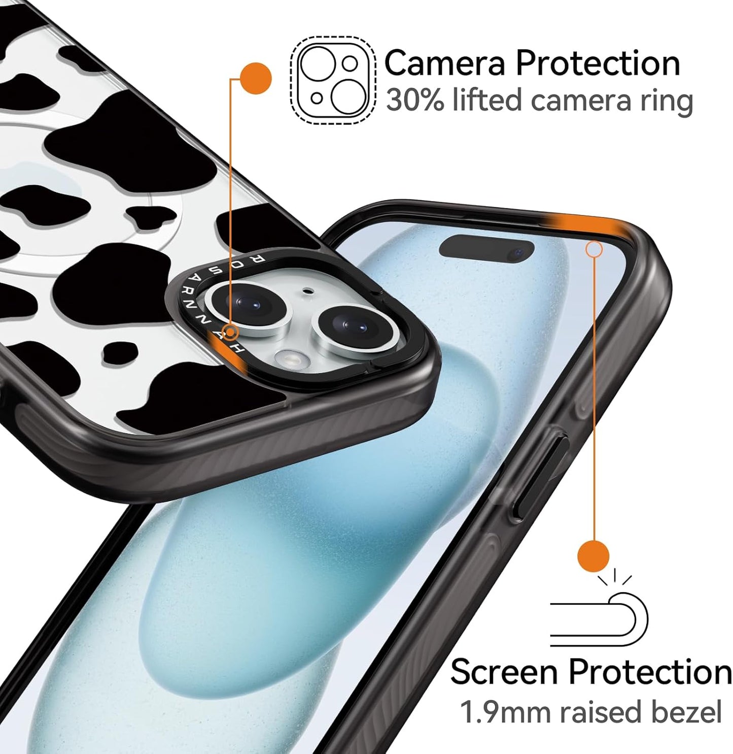 casevivid 15 6.6 6.1" Magnetic for iPhone Magsafe Case Cute Aesthetic - Durable Shockproof ft Drop Impact Phone Case