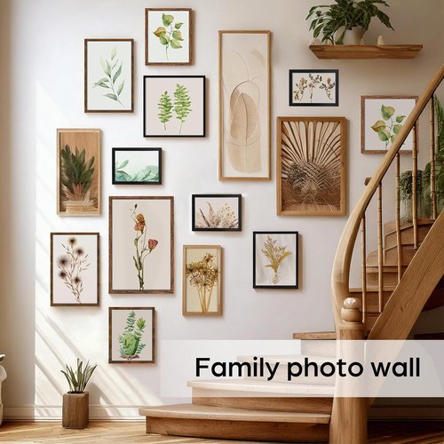 Giftgarden 11x14 Picture Frame - Elegant Black Thin Frame for Wall & Tabletop Display