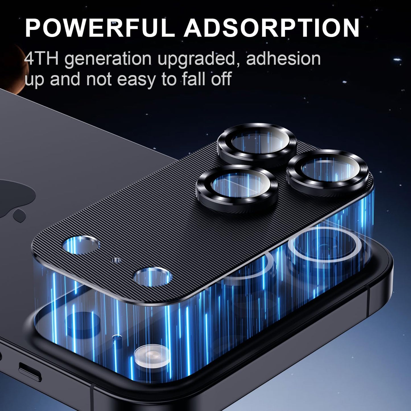 [2 17 AFARER Pcs Camera Lens Protector for iPhone Promax,Ultra-thin HD Metal Tempered Glass Anti-Scratch,Military Grade