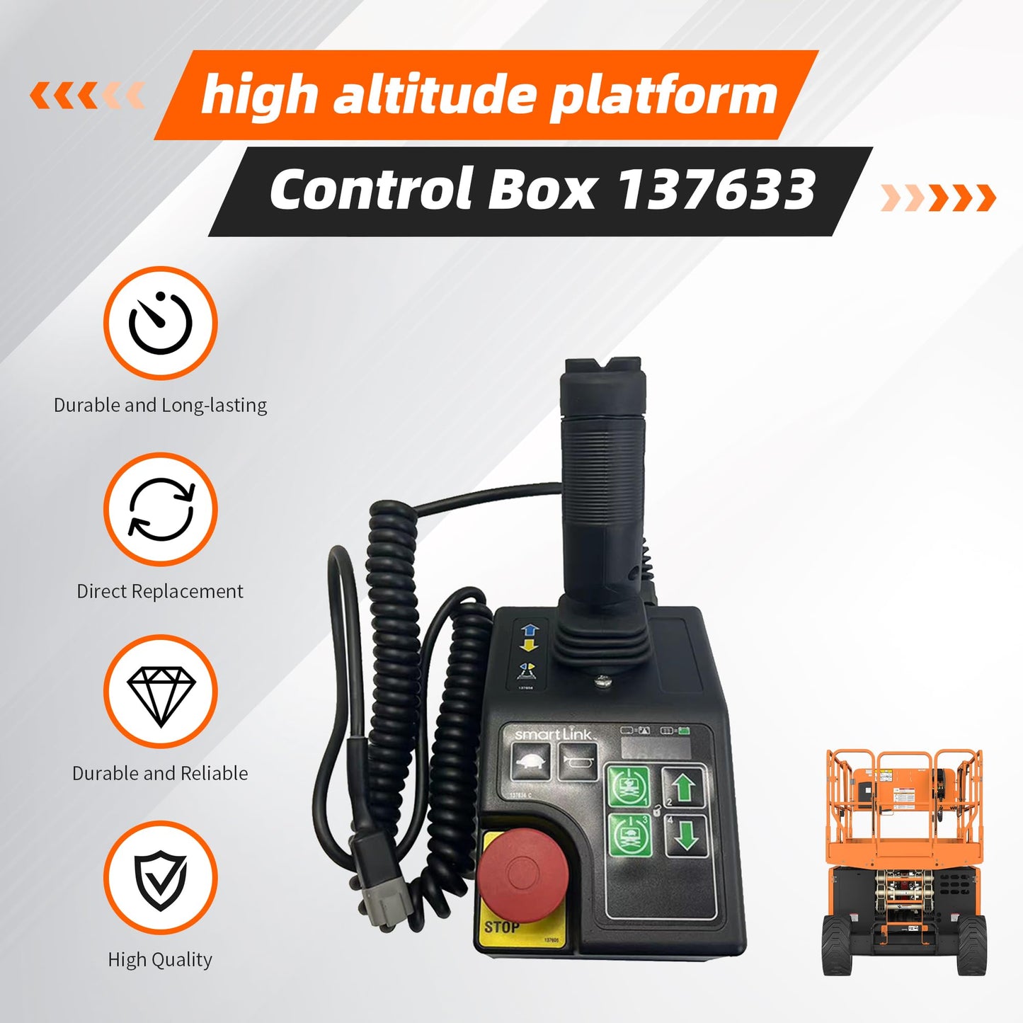 137633 Control Box Assembly for Genie Gen 6 GS-1530 GS-1532 GS-1930 GS-1932 GS-2032 GS-2046 GS-2632 GR-12 GR-15 GR-20 GS-1530 GS-1532 GS-1930