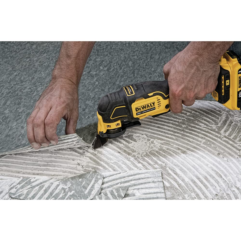 DEWALT atomic 20V MAX* Oscillating Tool, Cordless, Oscillating, Tool only (DCS354B), 1 item package quantity, Color Multi