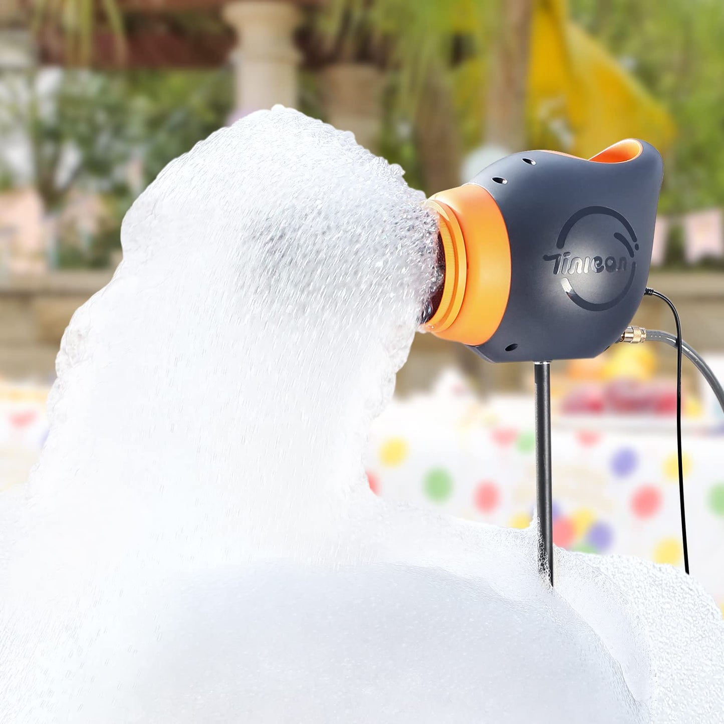 Foam Machine for Families and Party - Easy to Use Foam Making Toy with Large Foams Production, Perfect for Birthdays, Celebrations, and Backyard Events