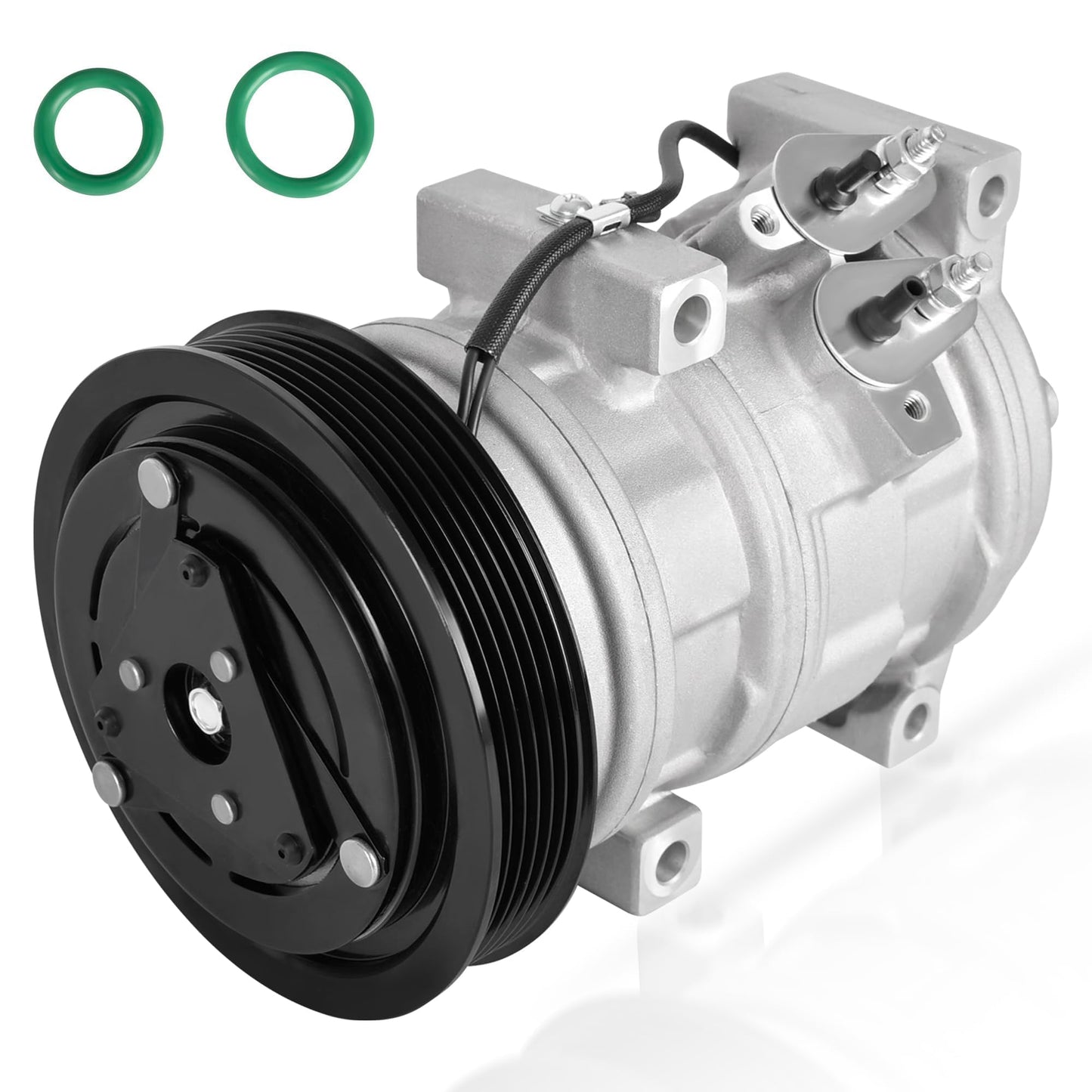 New Air Conditioner AC Compressor with Clutch Fit for 2005-2008 Honda Pilot, 2003-2007 Accord 3.0L, 2005-2007 Odyssey, 2006 Ridgeline, 2003-2006 Acura MDX 3.5L, 2004-2008 Acura TL 3.2L/3.5L #CO 10736C