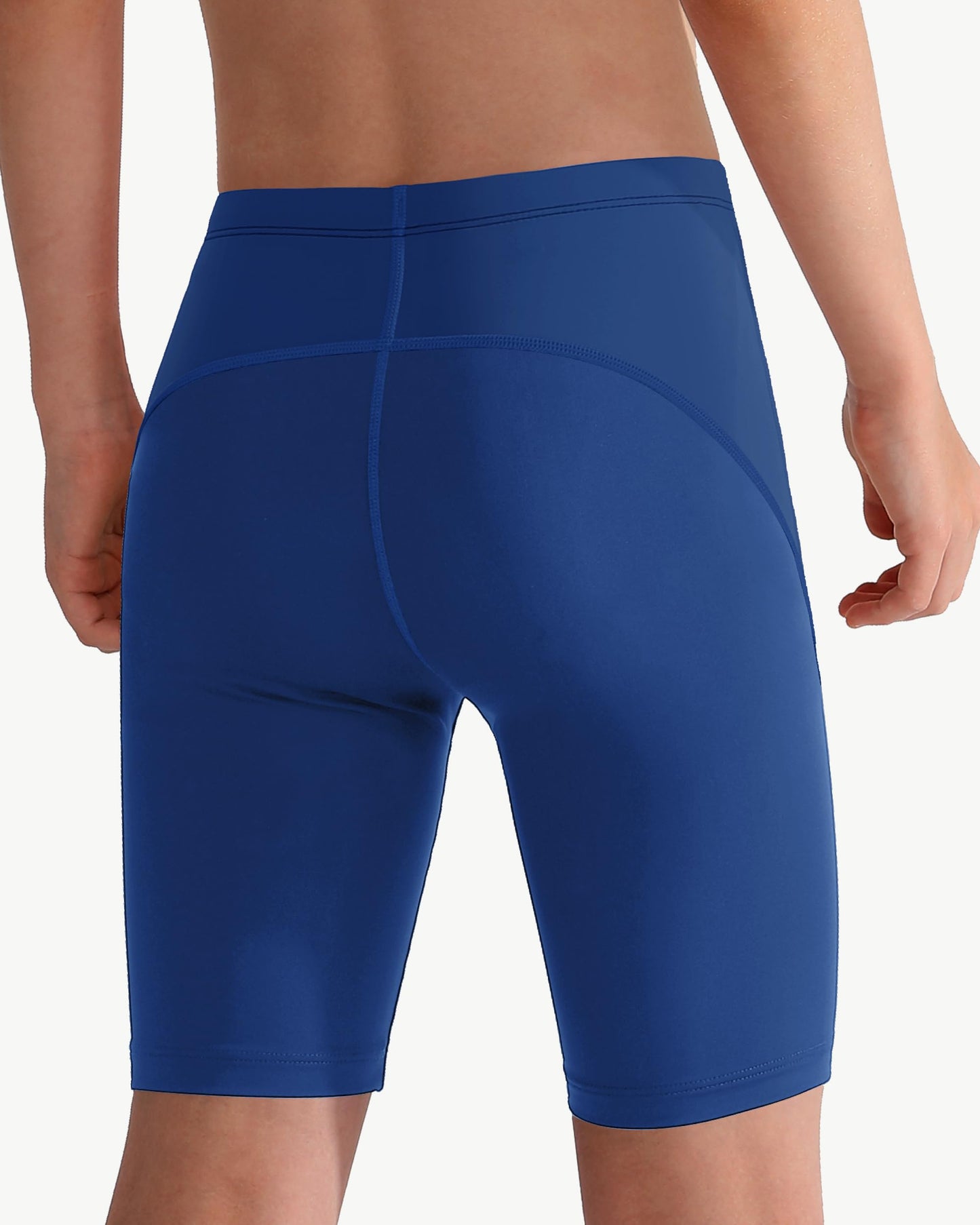 MIVEI Youth Boys Swim Jammers - Kids Competitive Swim Team Trunks Racing Swim Shorts Tight Swimsuit Practice Swim Suit UPF50+