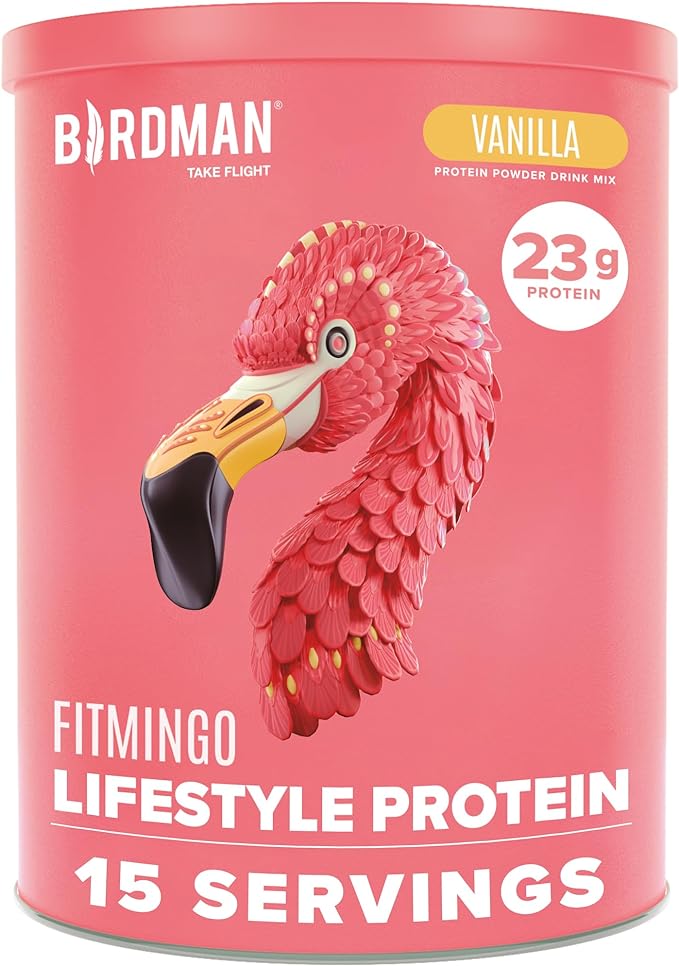 Fitmingo Vegan Protein Powder with Inositol, Collagen Boosters, Hyaluronic Acid and Vitamins | Low Carb, Dairy Free, Low Calorie | 23g Plant Based Blueberry Protein Powder with Myo-Inositol