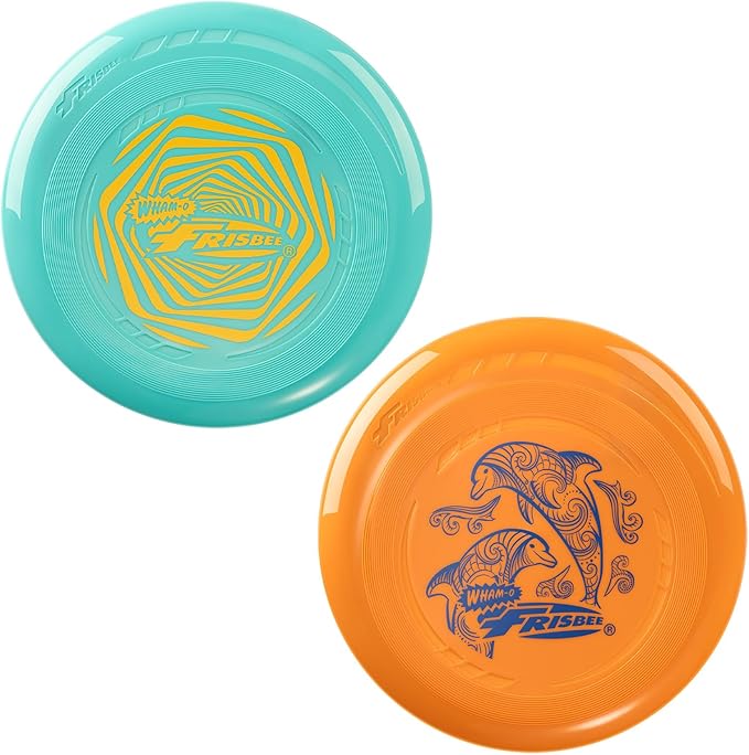 Wham-O Frisbee Go Flying Disc, 9 Inch Lightweight Sports Disc for Beginners Outdoor Beach Backyard Lawn Park Camping Family Activity Game - 70g