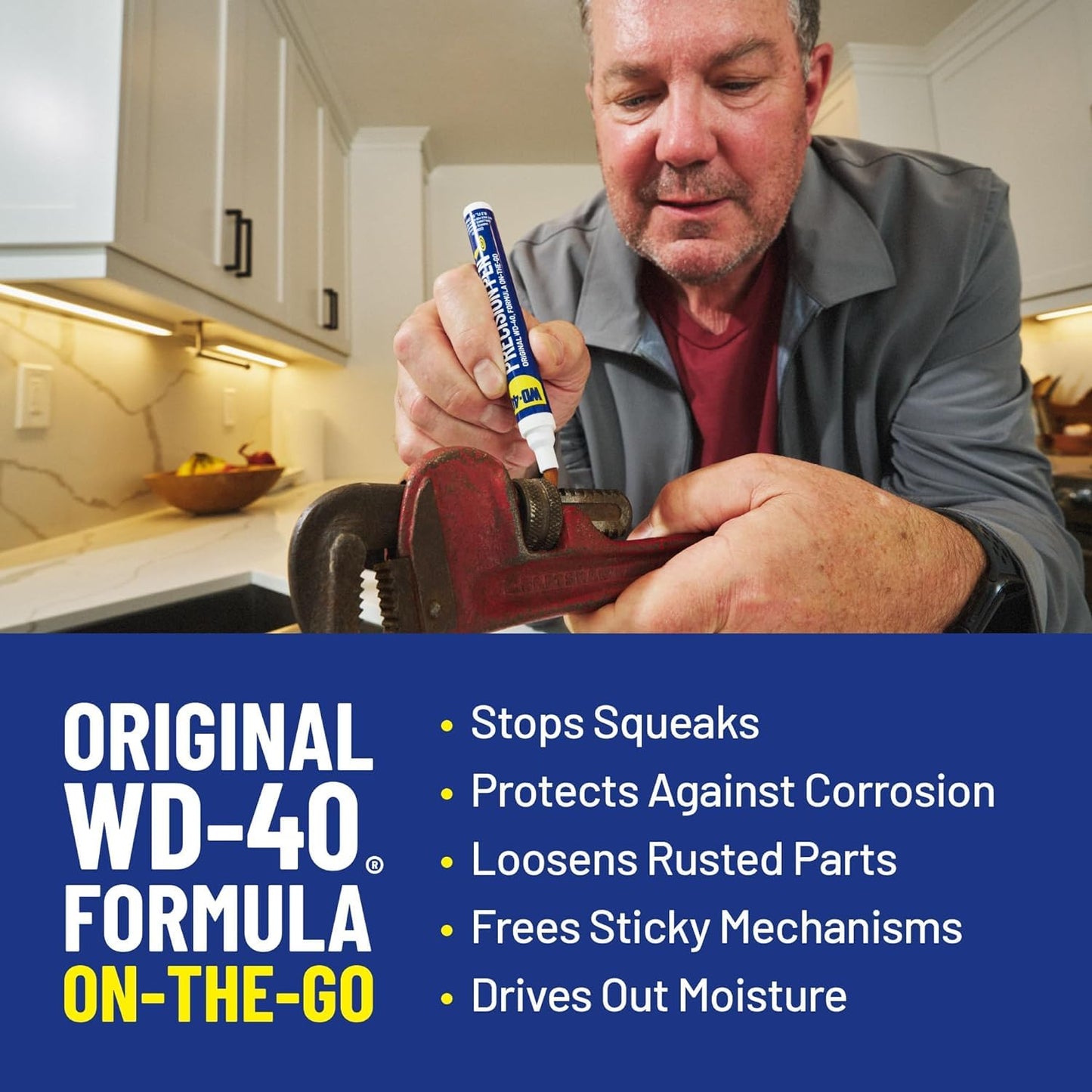 WD-40 Original Formula Precision Pen - Portable Lubrication with Pin-Point Control | 0.3 fl oz (3-Pack)