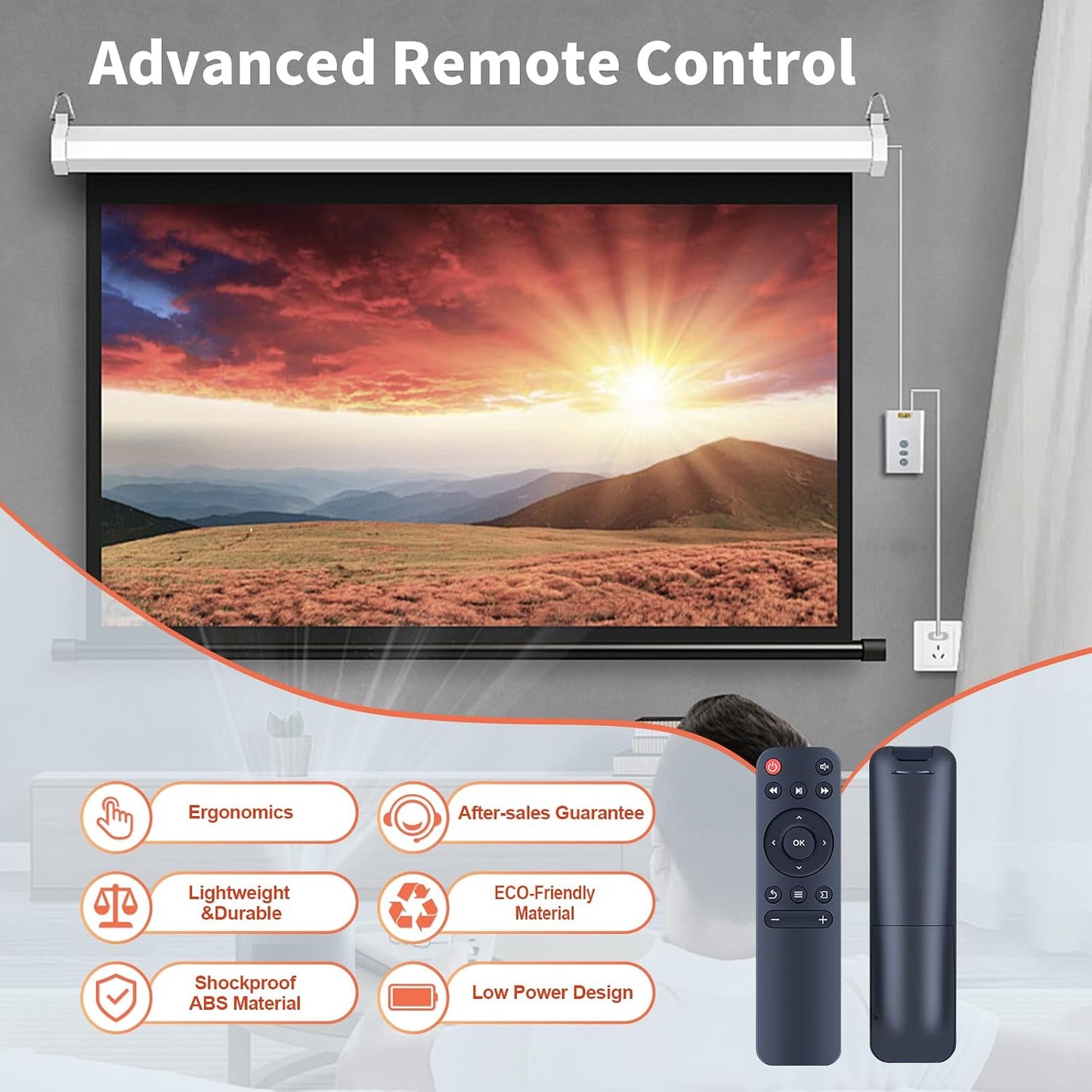 WDZP AT-M269D, GC06, YG300 YG300 New Projector Remote Control Replacement fit for Wielio ZDK Meer Pro Projectors